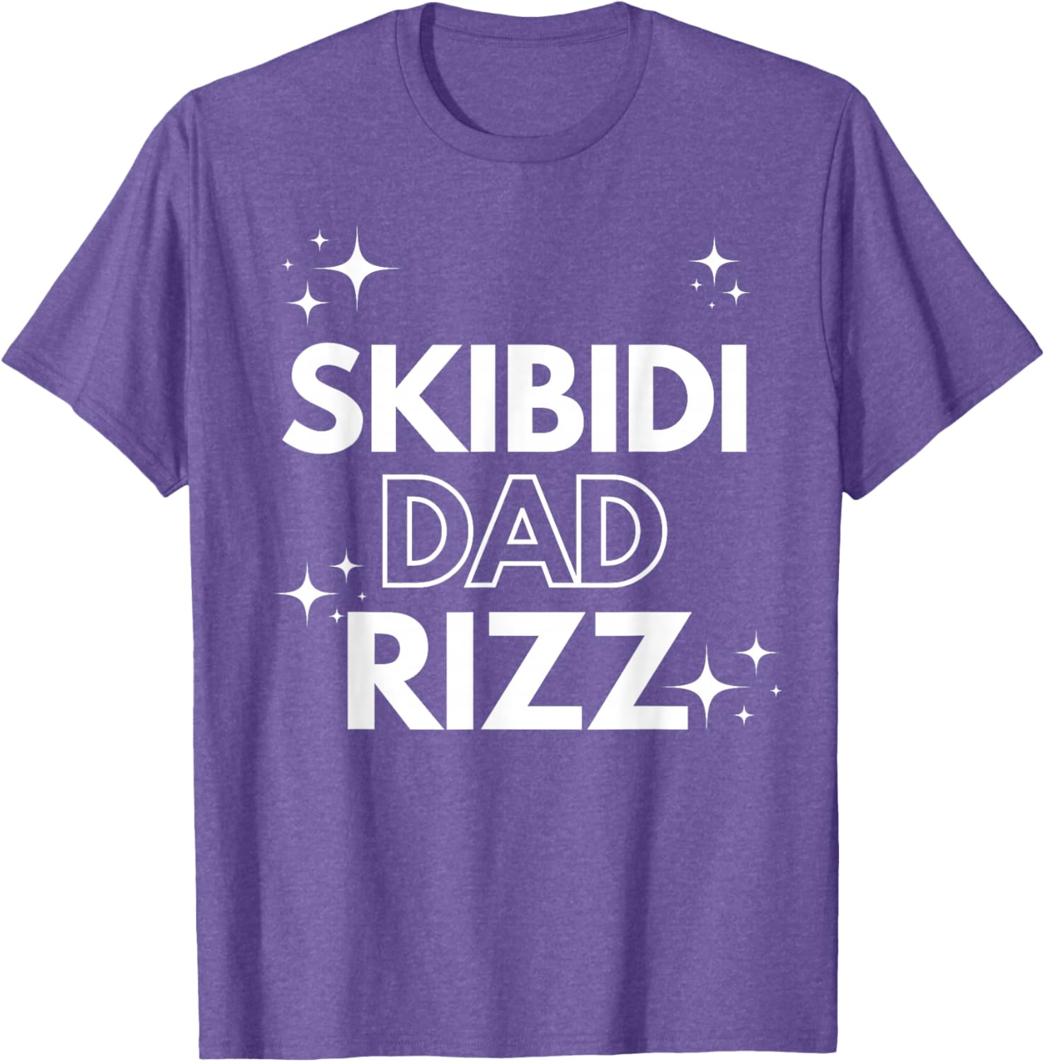 Funny Father's Day Skibidi Dad Rizz T-Shirt for Middle School Dads - 3