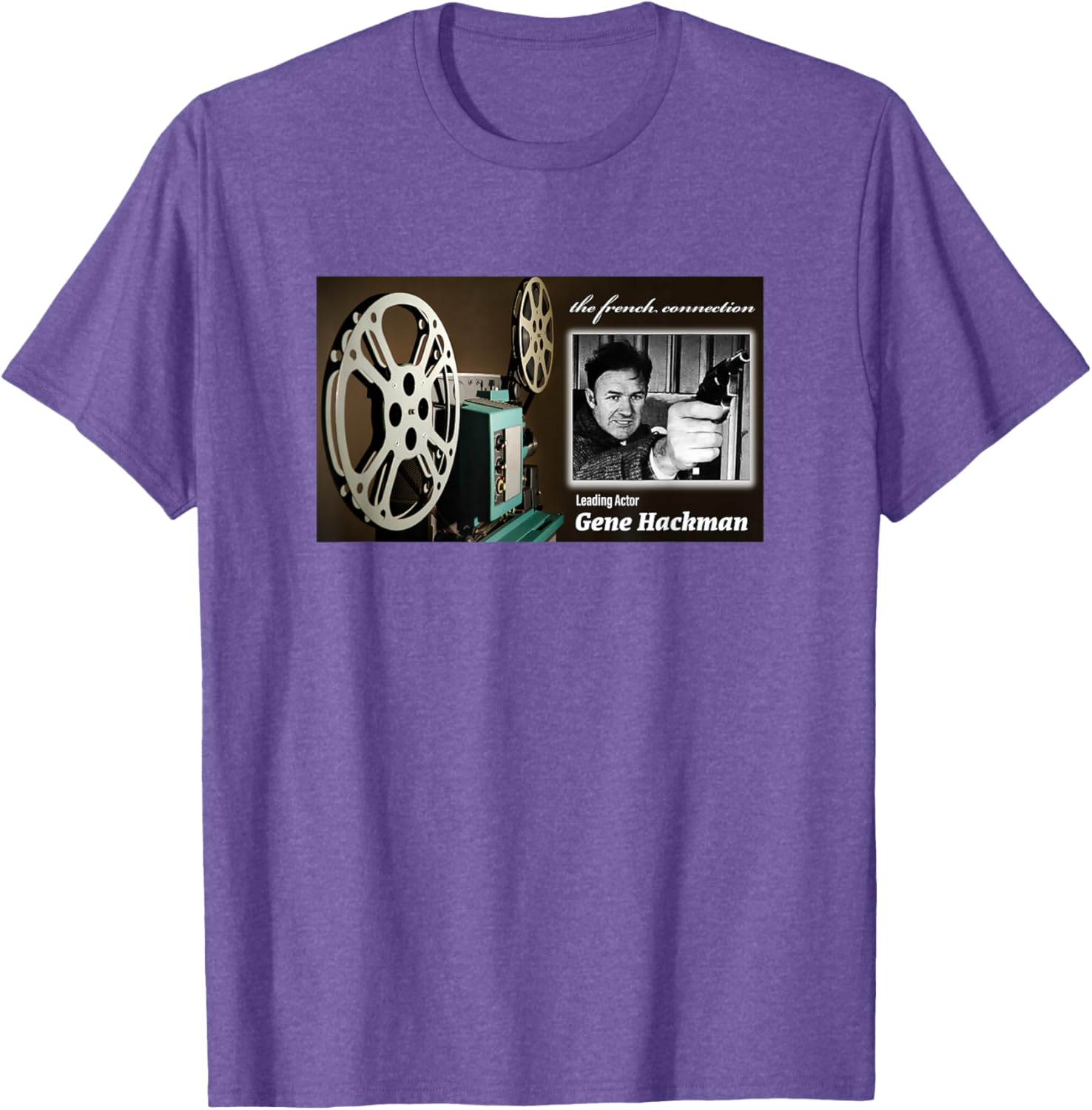 Gene Hackman T-Shirt for Fans Stylish Comfortable Clothing Shoewear - 3