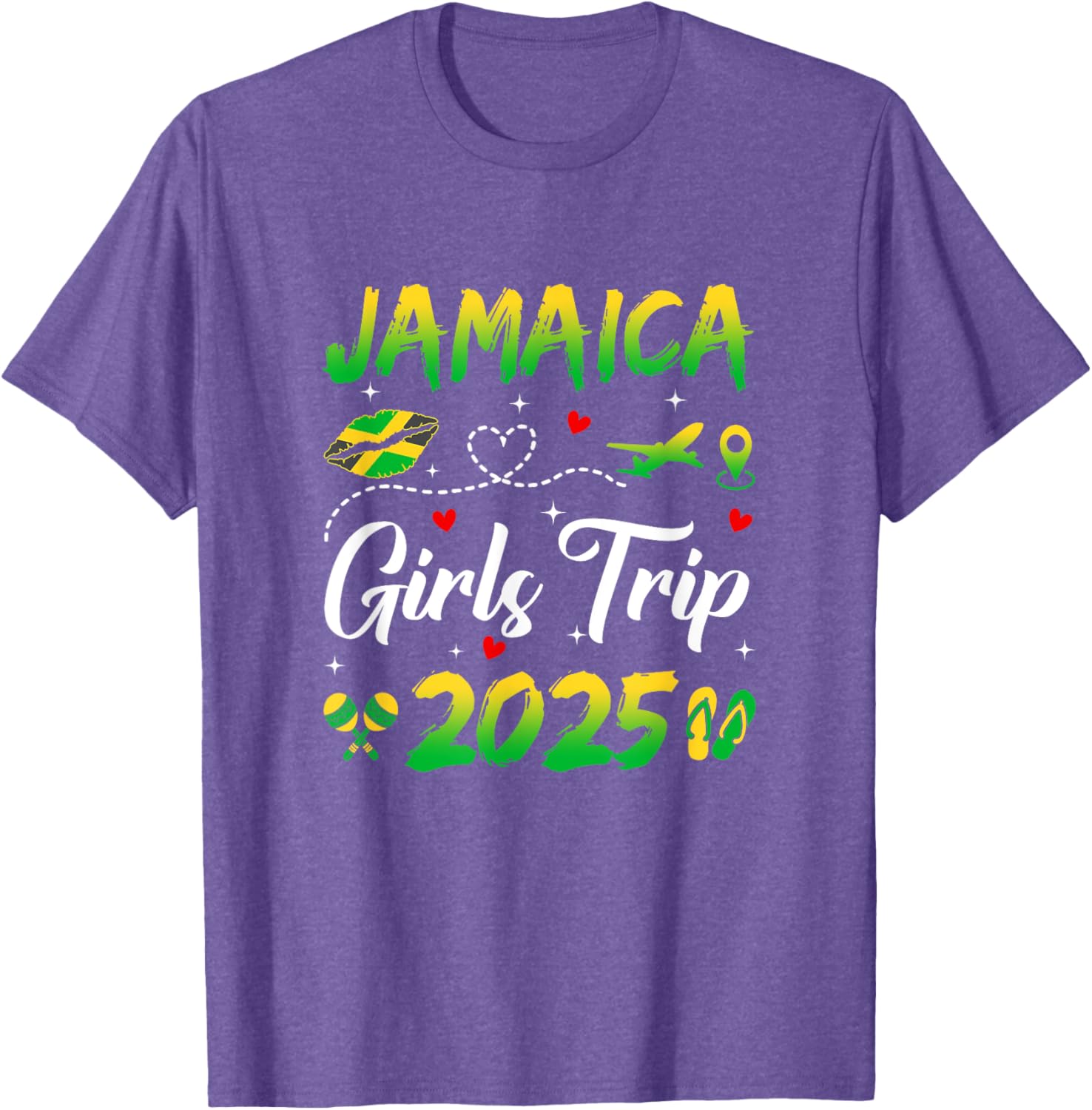 Jamaica Girls Trip 2025 Summer Matching T-Shirts for Fun Getaways - 15