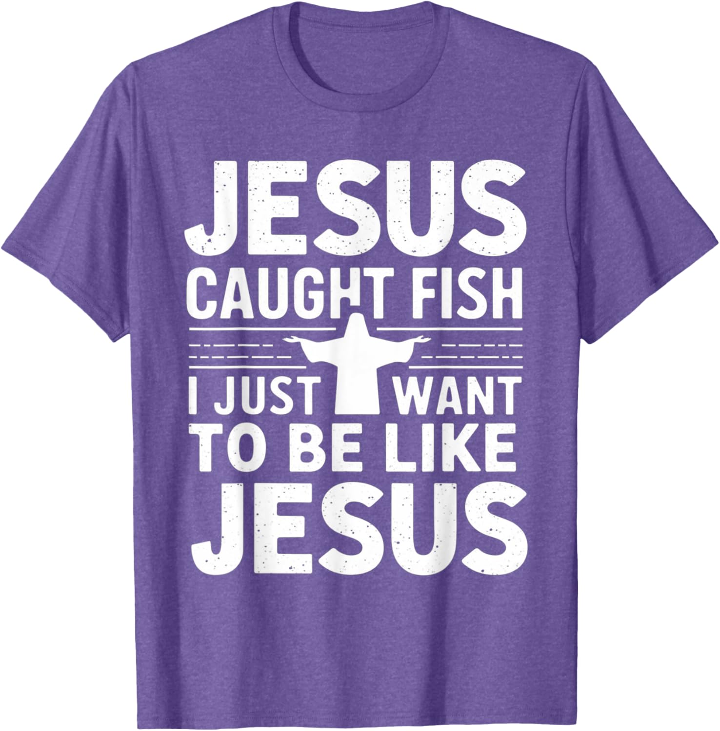 Catch Fish with Faith - Jesus Caught Fish T-Shirt for Christian Anglers - 11