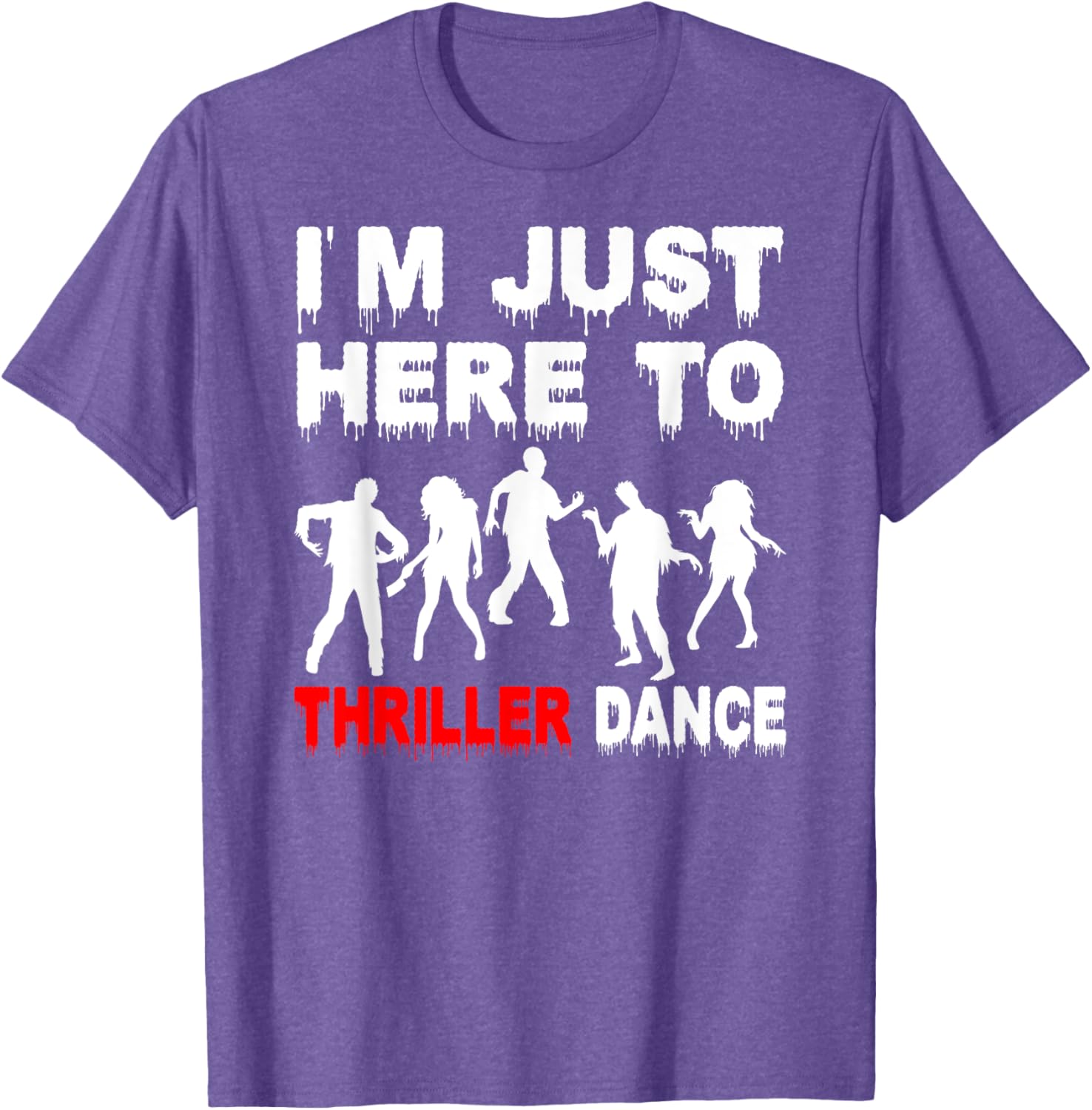 Funny Zombie Thriller Dance T-Shirt for Halloween Fun and Festivities - 22