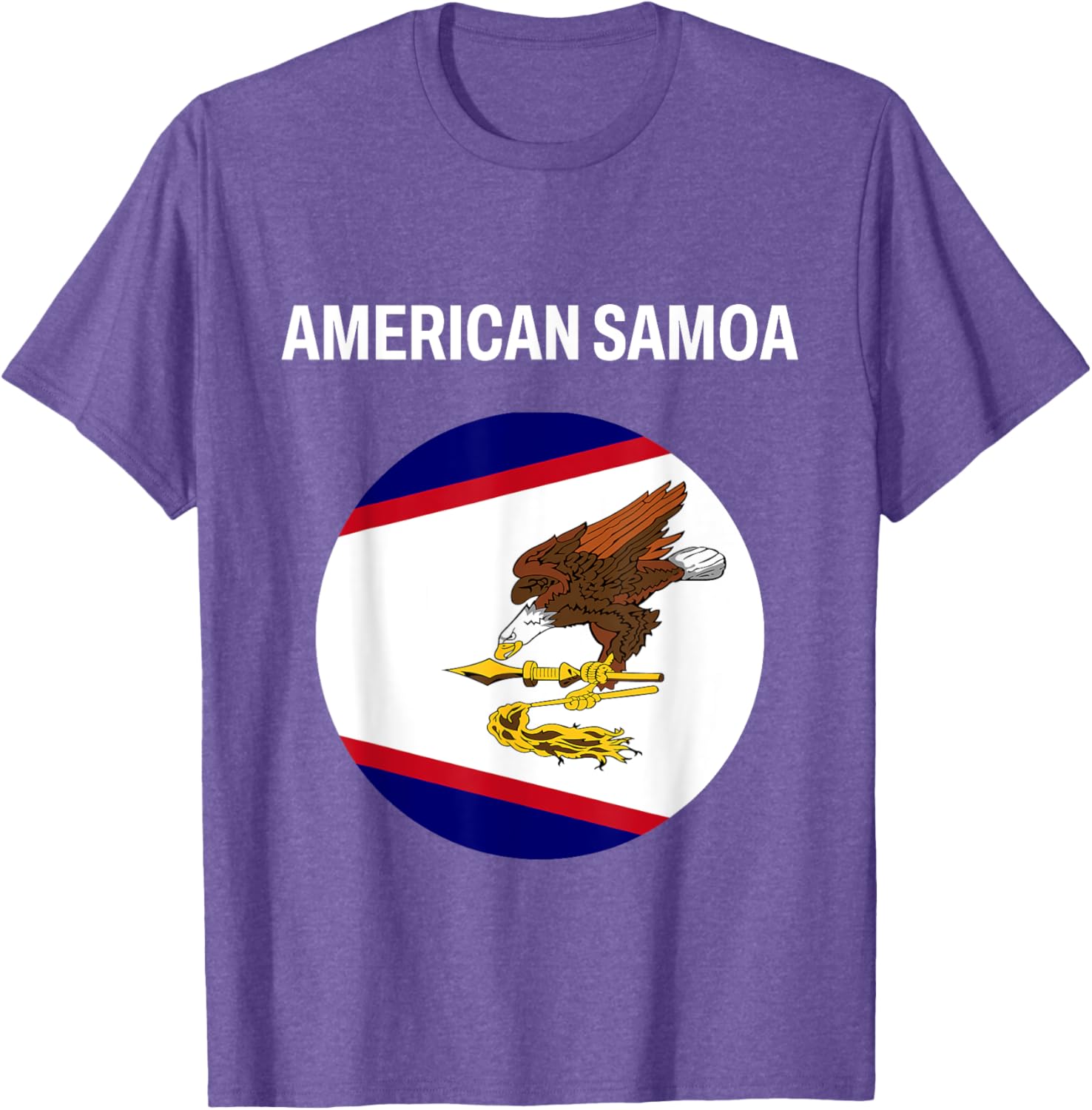 American Samoa Flag Modern T-Shirt for Stylish Casual Wear - 10