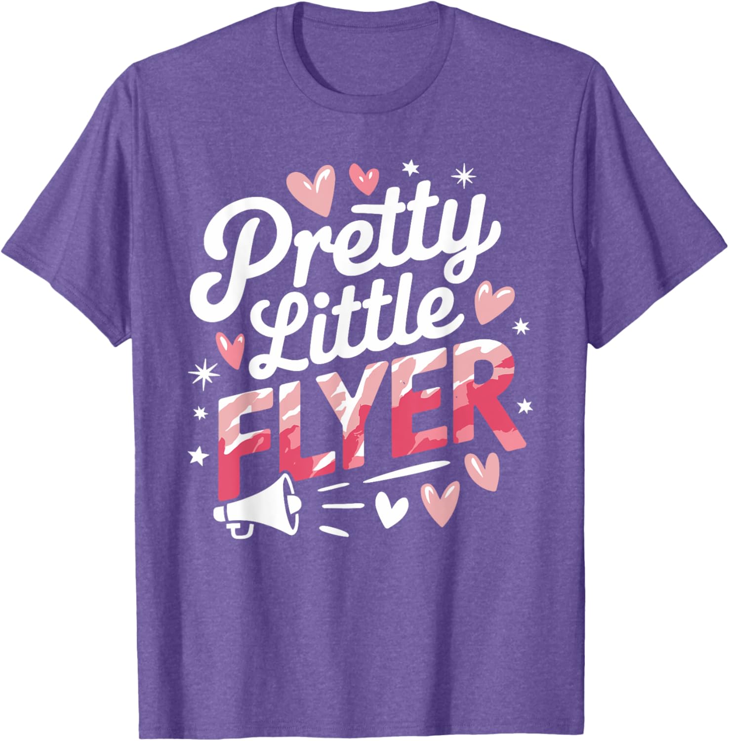 Pretty Little Flyer Cheerleader T-Shirt for Fans and Cheerleading Enthusiasts - 11