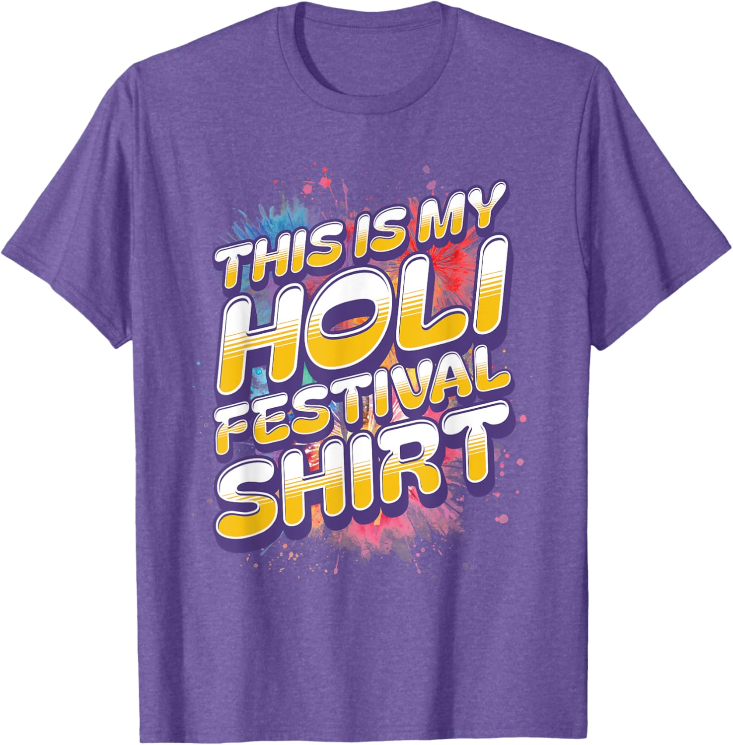 Colorful Holi Festival Shirt for Men and Women - Celebrate in Style - 26