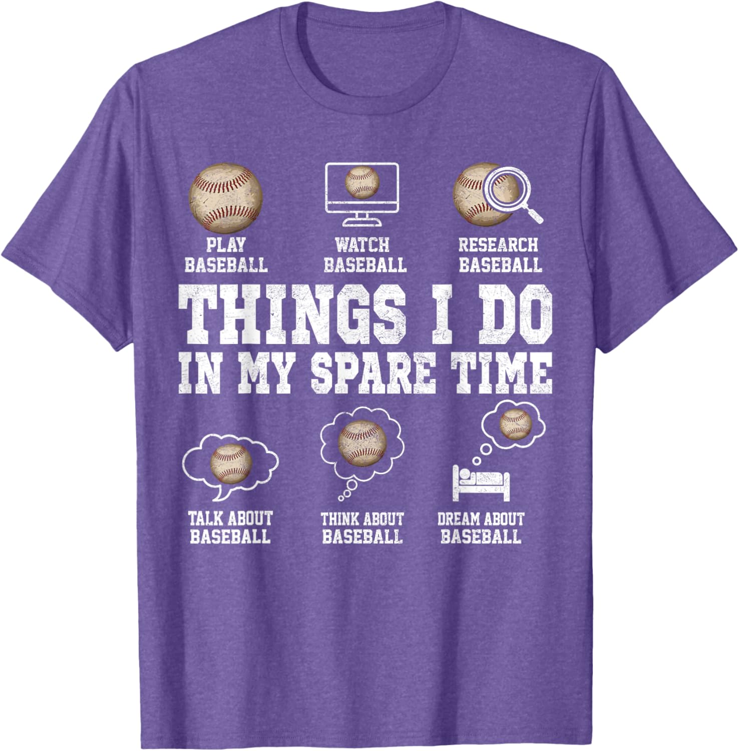 Funny Baseball Player T-Shirt for Fans Perfect for Spare Time Fun - 13