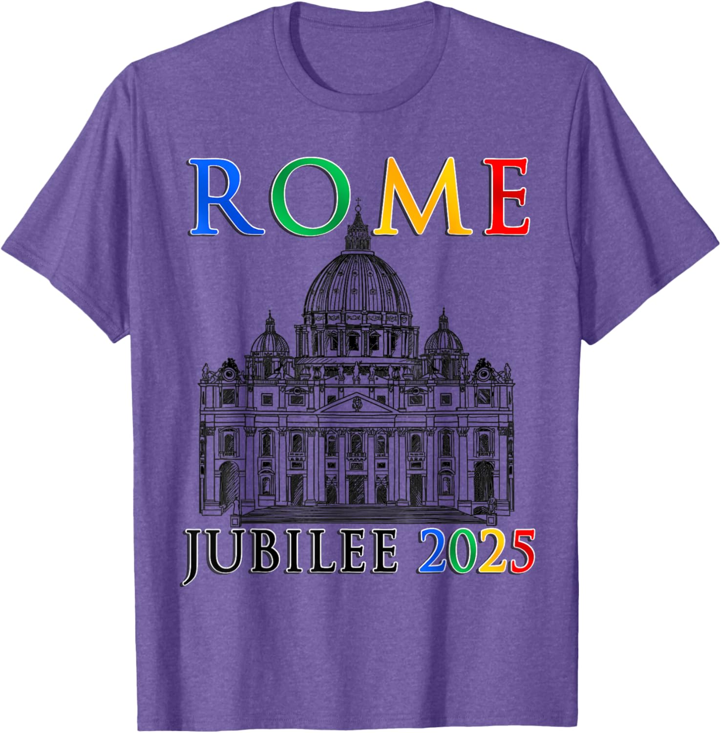 Rome Jubilee Pilgrims of Hope 2025 Vatican T-Shirt for Faithful Travelers - 17