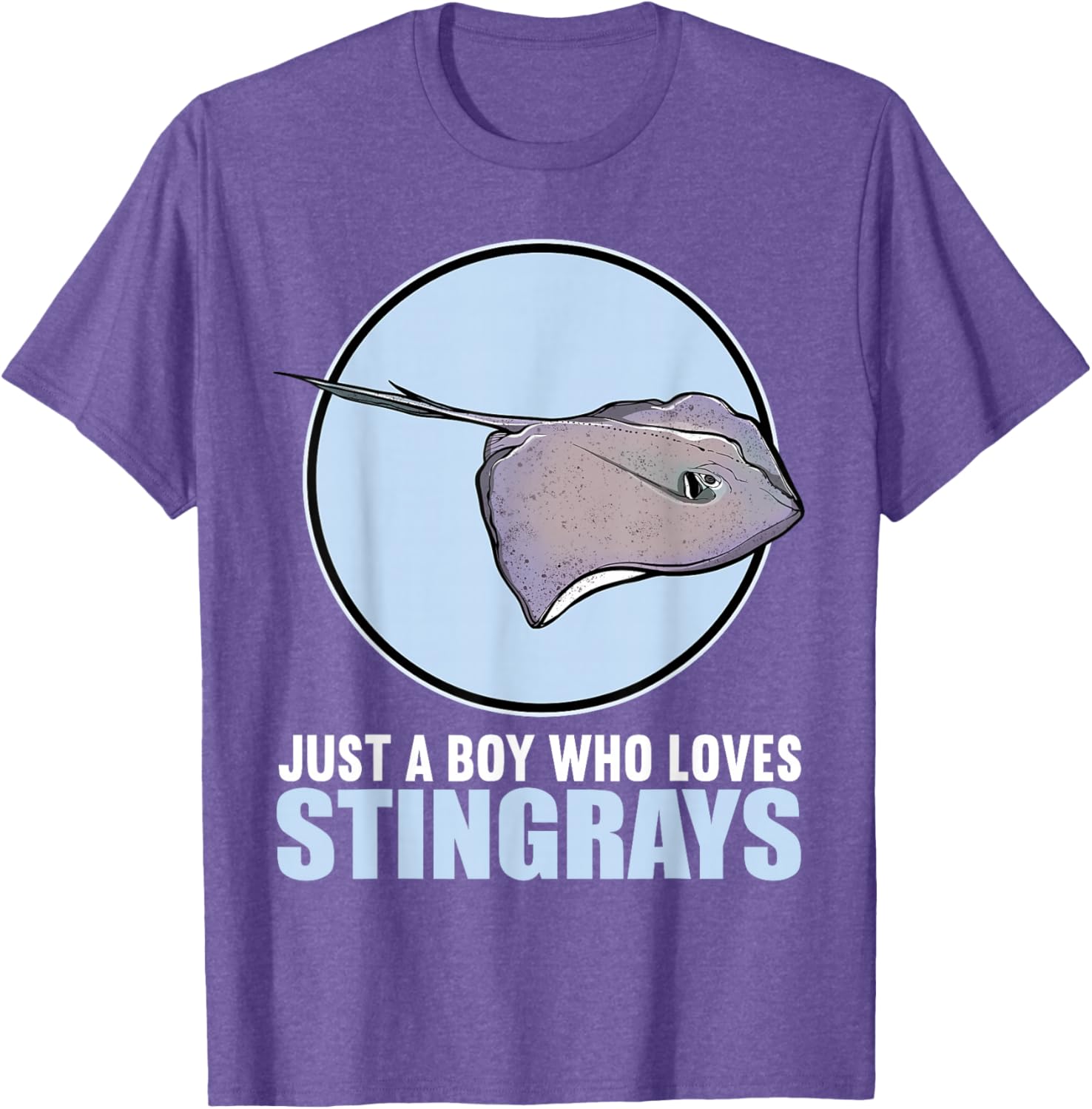Just a Boy Who Loves Stingrays Cute Stingray T-Shirt for Kids - 14