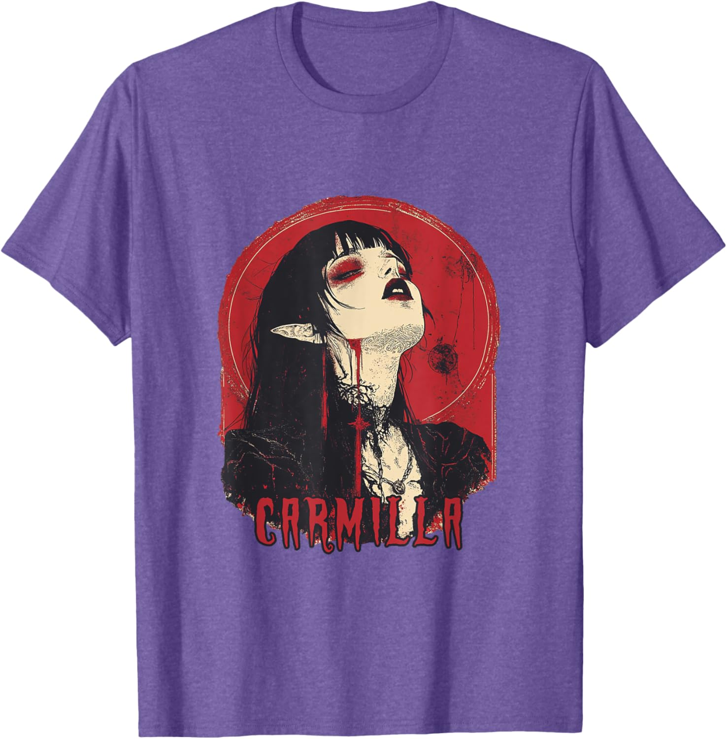 Gothic Vampire Carmilla T-Shirt for Stylish Fashion Enthusiasts - 6