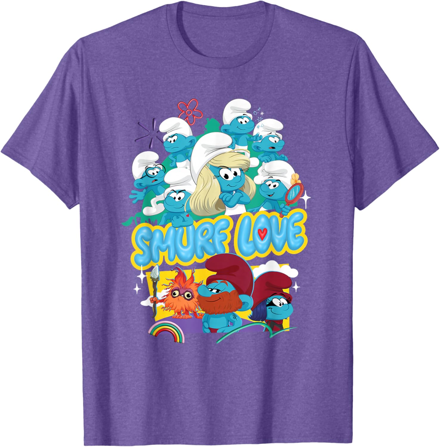 Smurfs Movie Smurf Love T-Shirt for Fun and Stylish Fans - 1