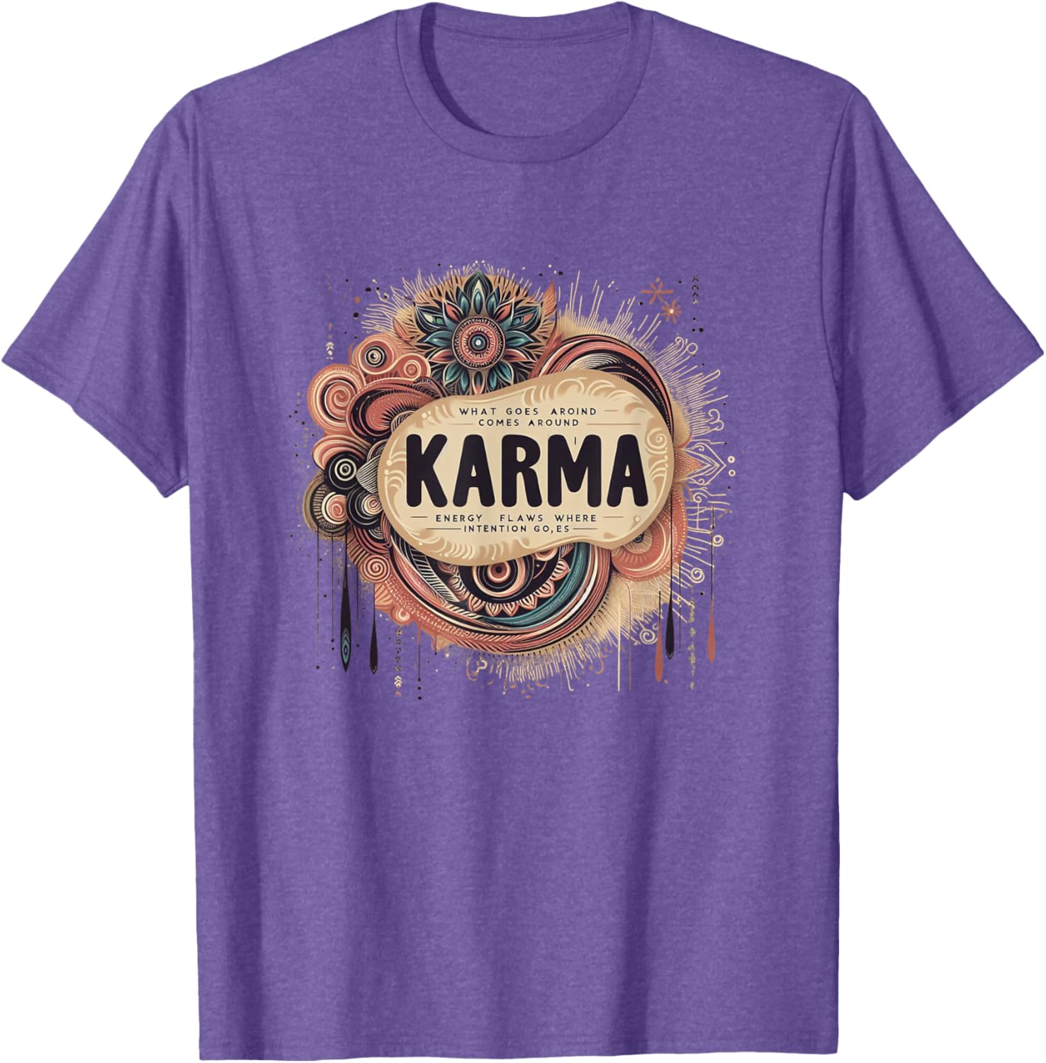 Inspirational Karma Quote Tee - Spread Positive Energy with Style - 8