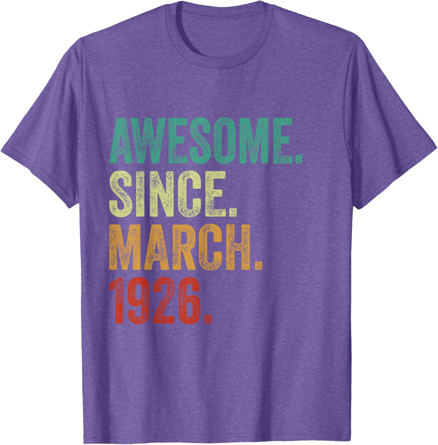 99 Years Awesome Since March 1926 99th Birthday T-Shirt for Celebrations - 2