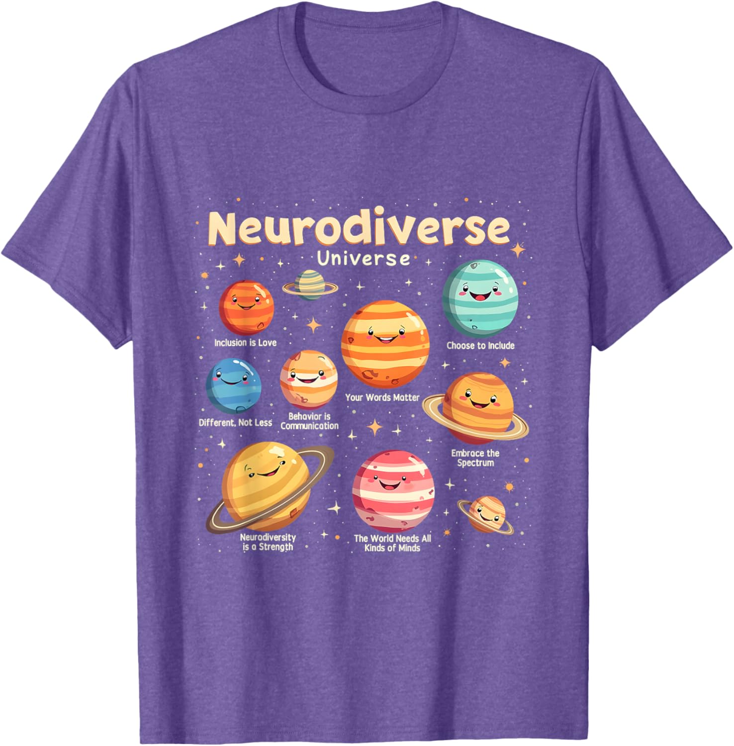 Neurodiverse Universe Autism Awareness T-Shirt - Celebrate Diversity in Style - 16
