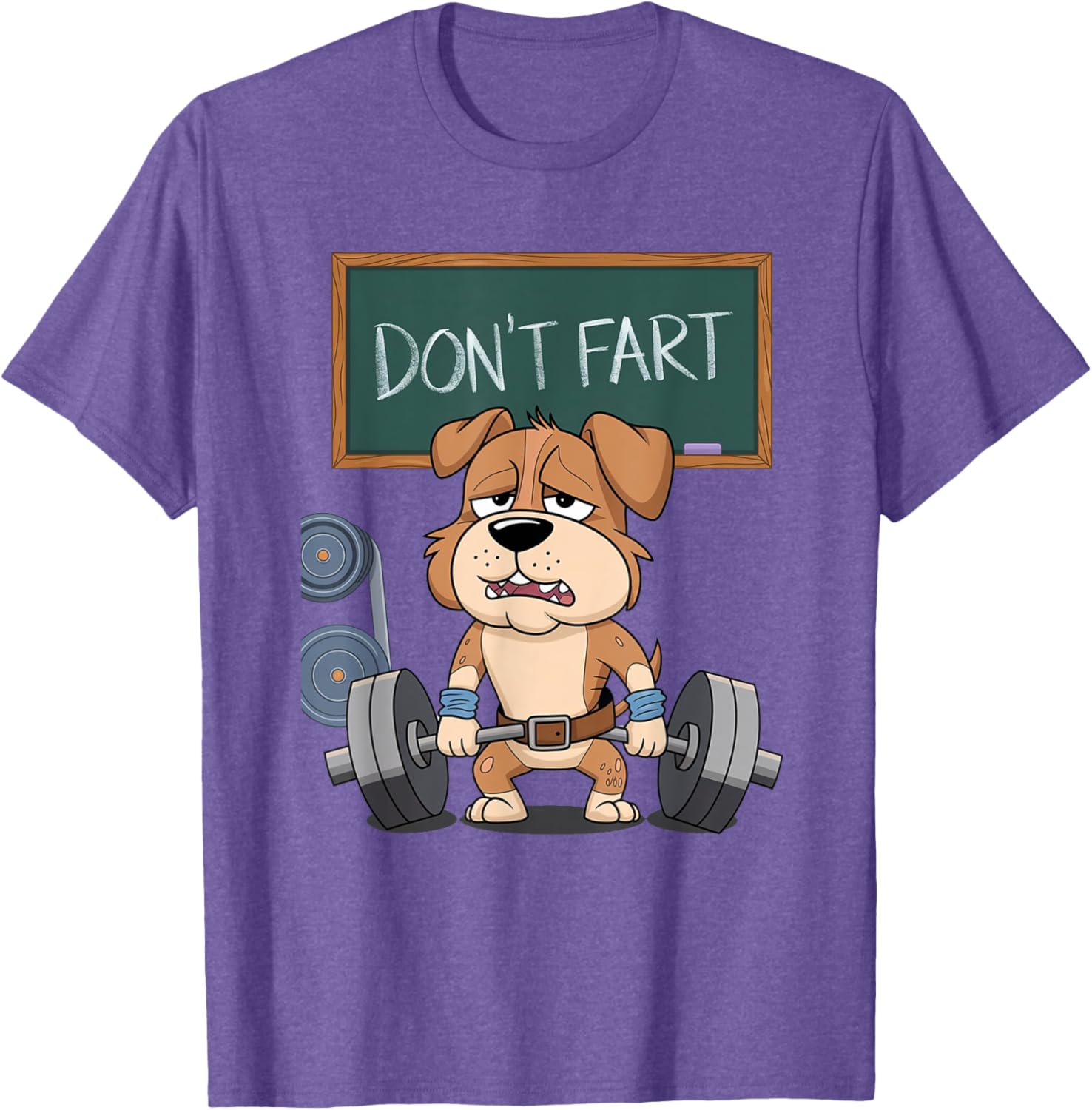 Funny Dog Don't Fart Gym Workout Tee for Men and Women Fitness Lovers - 13