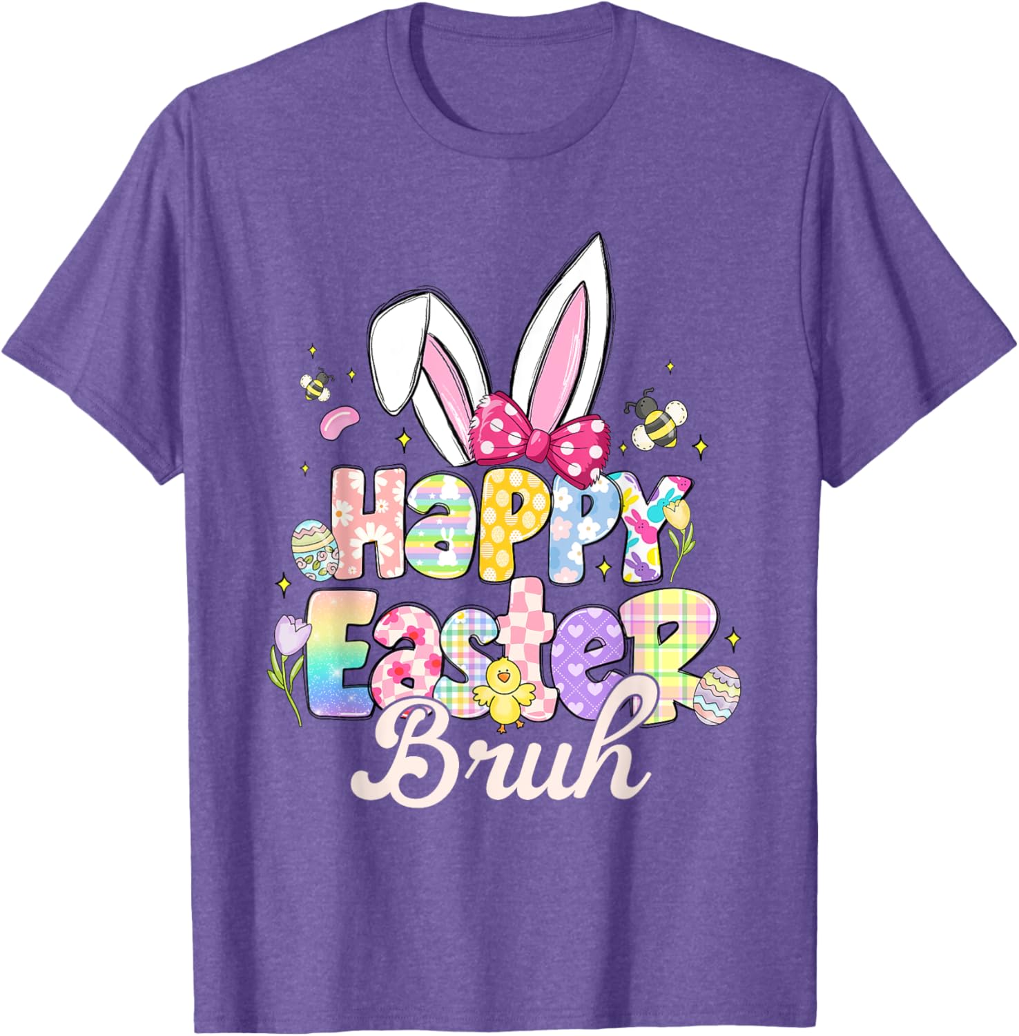 Funny Easter Bruh Meme T-Shirt for Bro Happy Spring Celebrations - 19