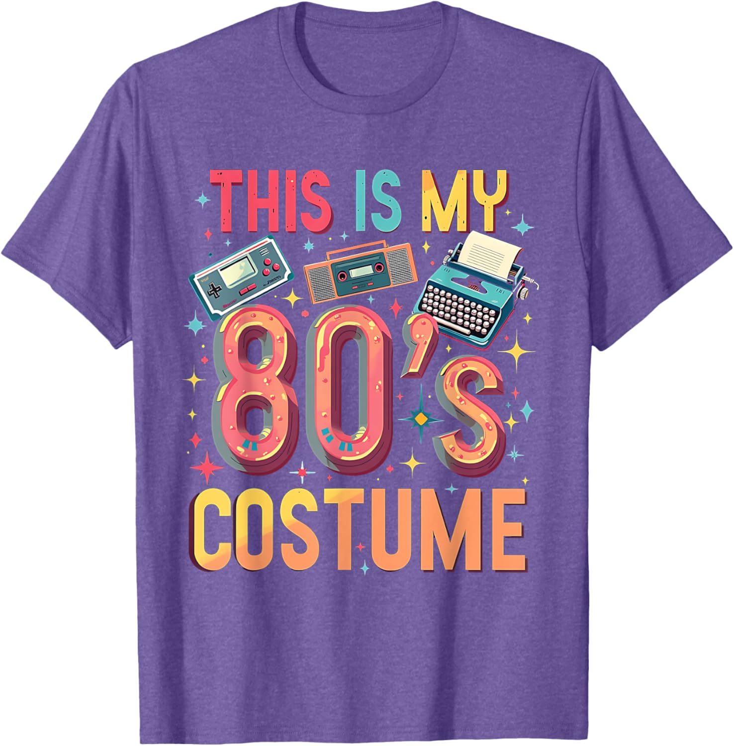 Retro 80's Costume T-Shirt for Fun Throwback Vibes Perfect for Parties - 3