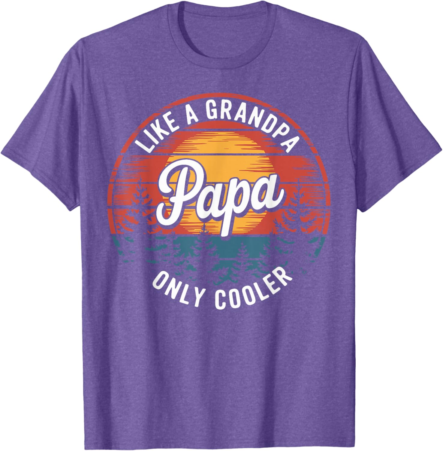 Cool Funny Dad T-Shirt Papa Like A Grandpa Definition Gift for Fathers - 6