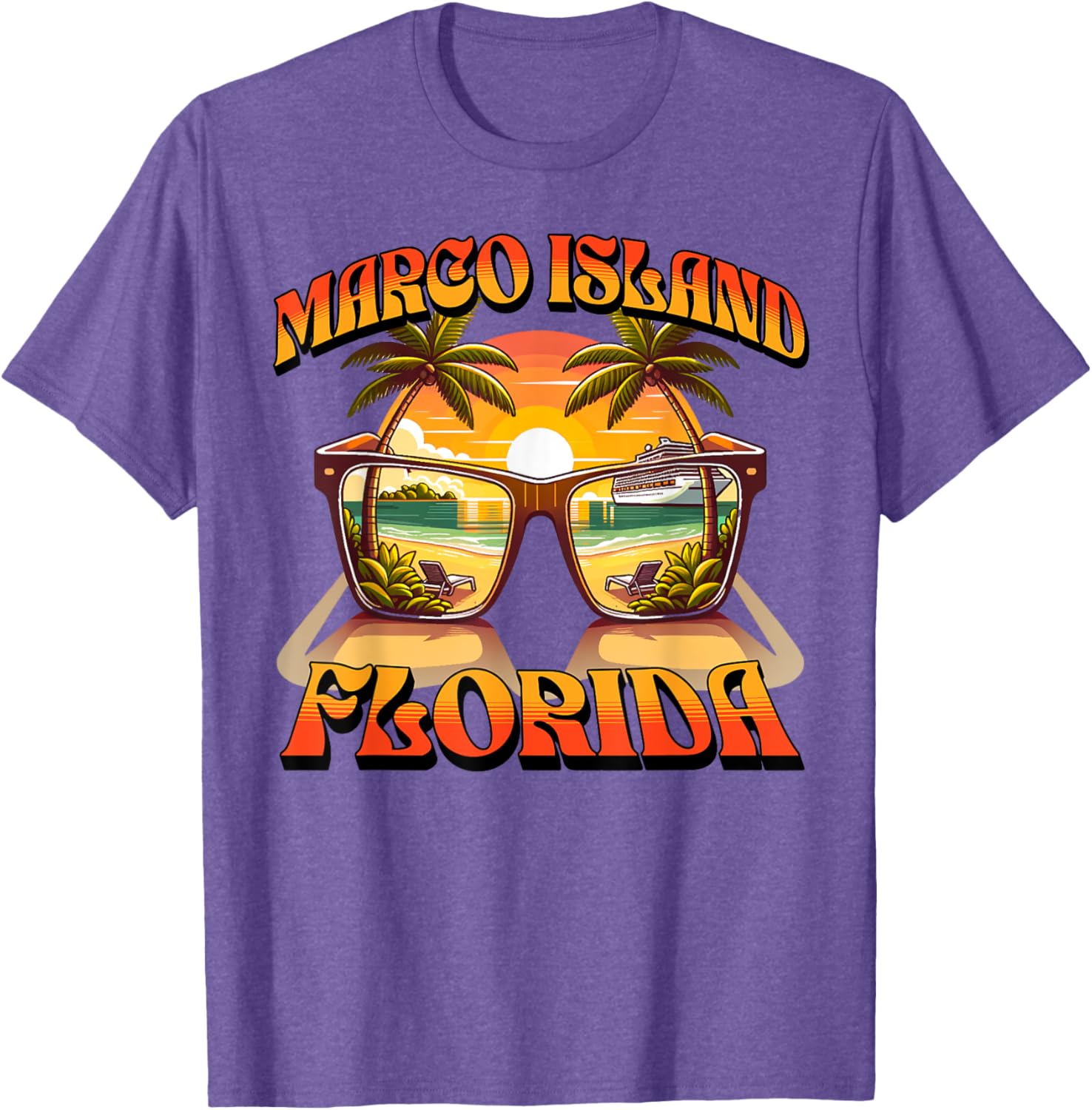 Marco Island T-Shirt for Casual Wear - Unique Island Style Apparel - 15