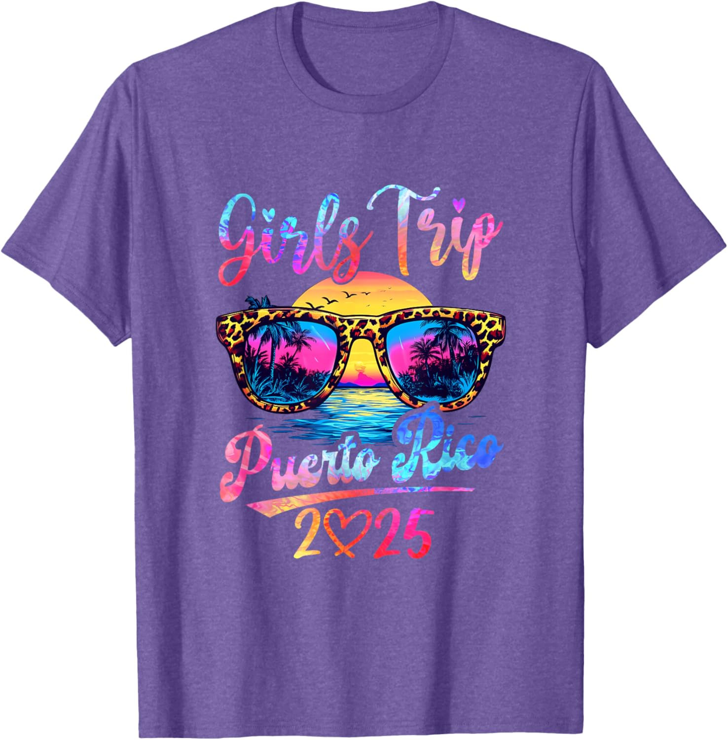 Girls Trip Puerto Rico 2025 Matching T-Shirt for Summer Vacation Fun - 8