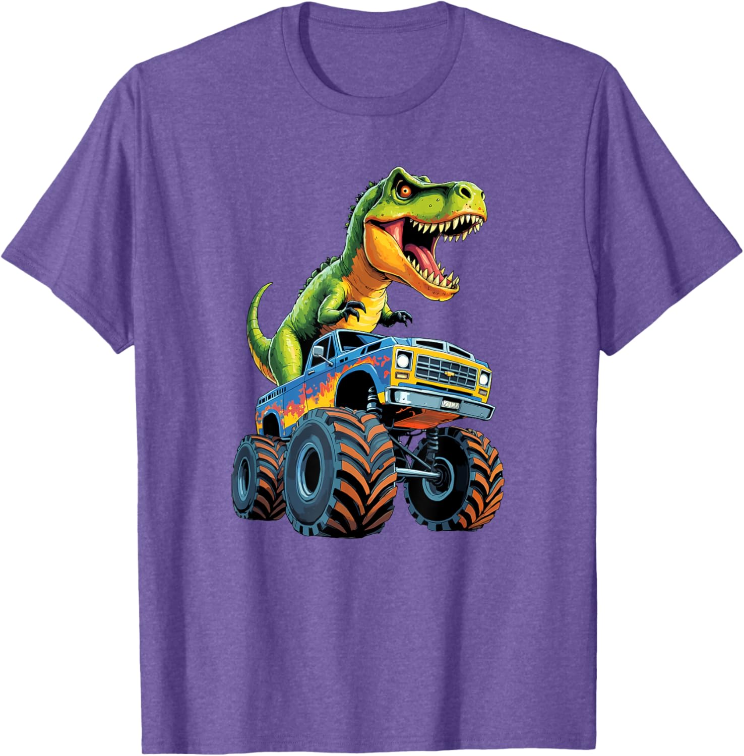 Monster Truck Dinosaur Birthday Party T-Shirt for Boys - Fun & Exciting! - 11