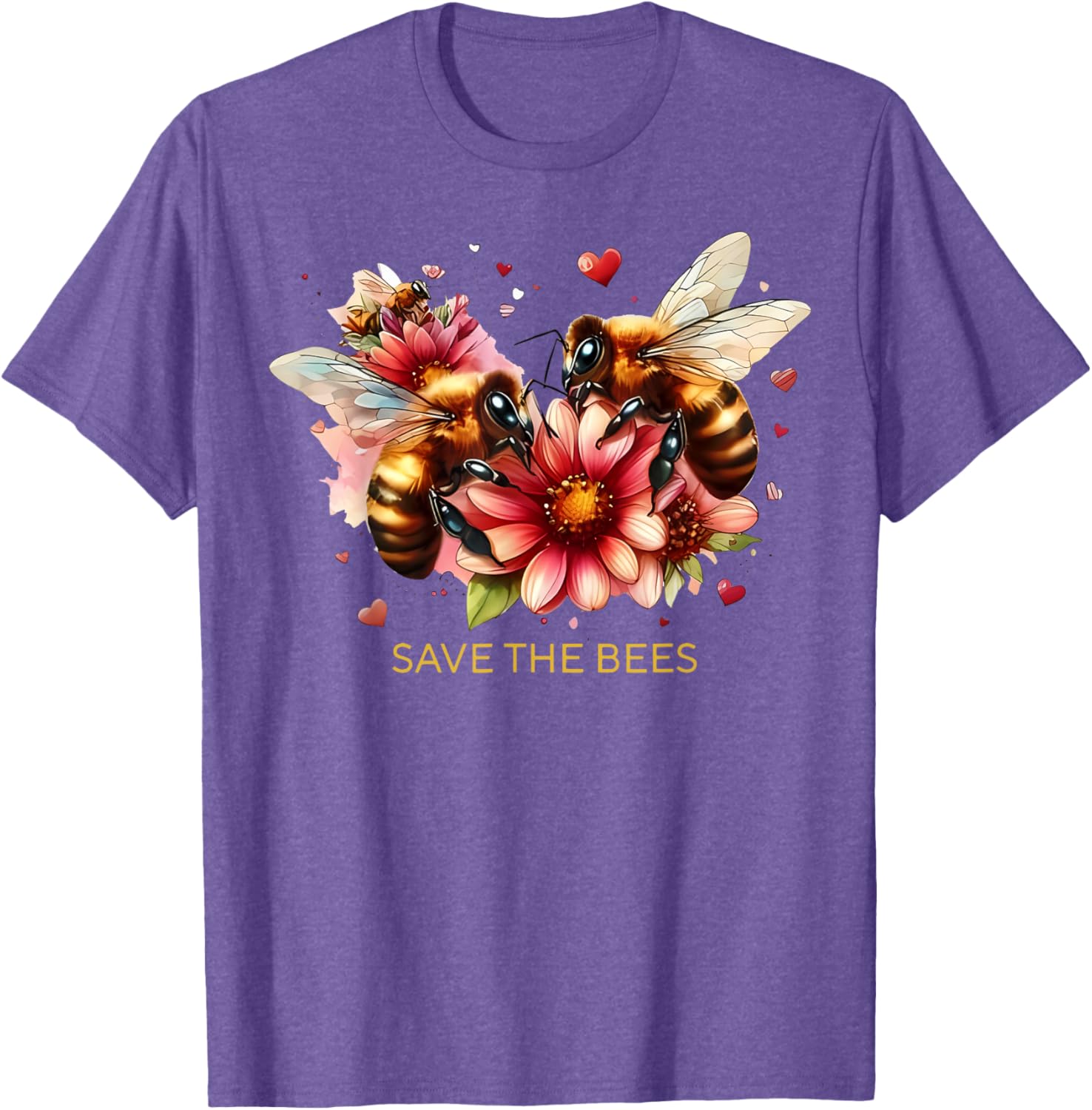 Save Our Bees Pollinator Gardening T-Shirt for Environmental Advocates - 16