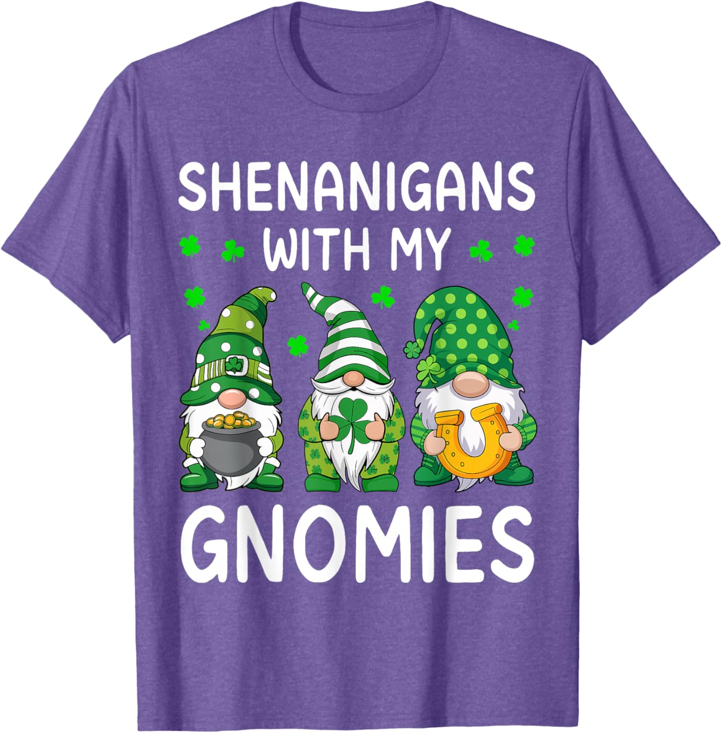 Shenanigans With My Gnomies St Patricks Day Gnome T-Shirt for Fun Celebrations - 2
