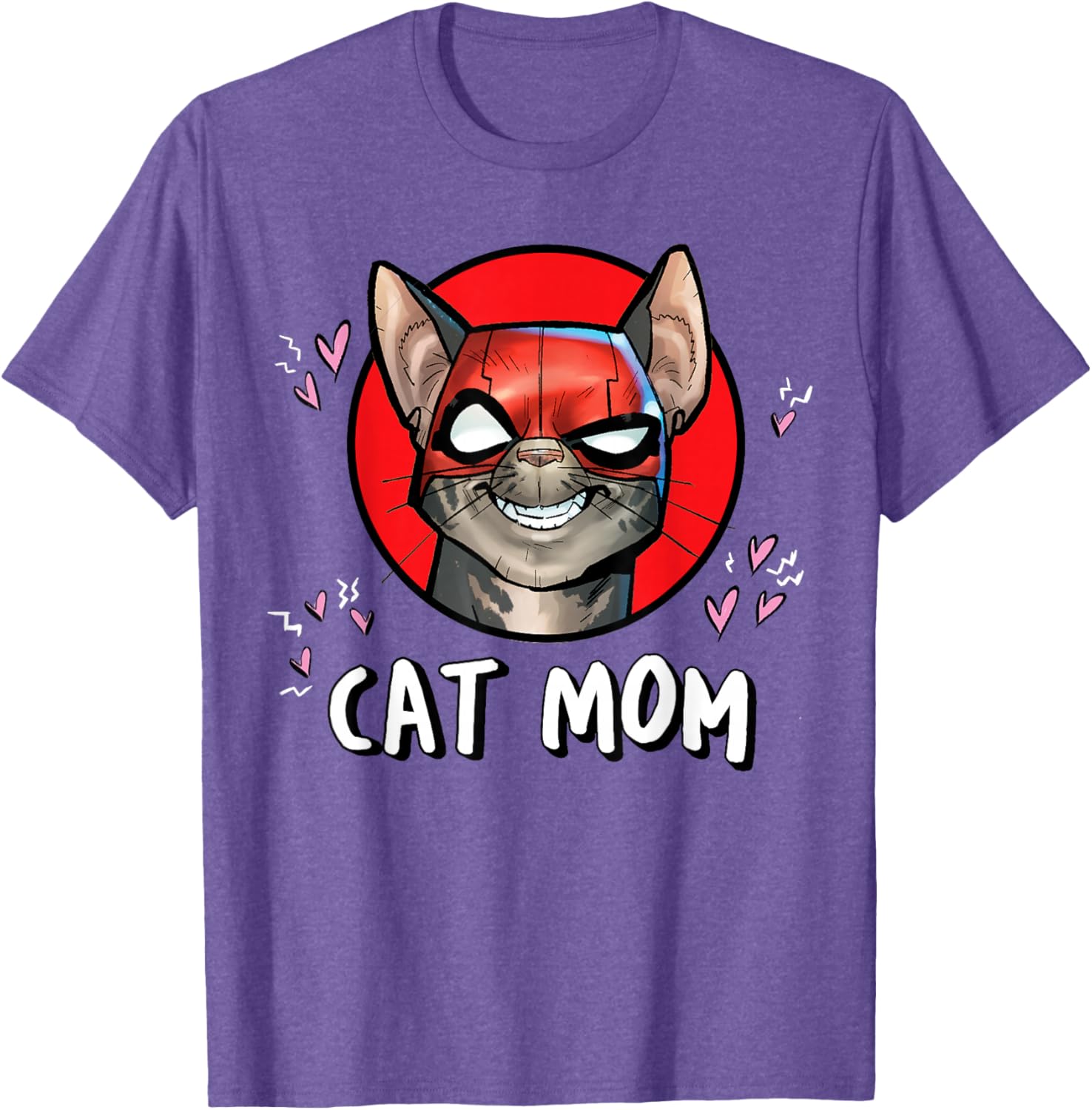 Funny Deadpool Catpool T-Shirt for Cat Moms - Marvel Super Heroes Pet Apparel - 29