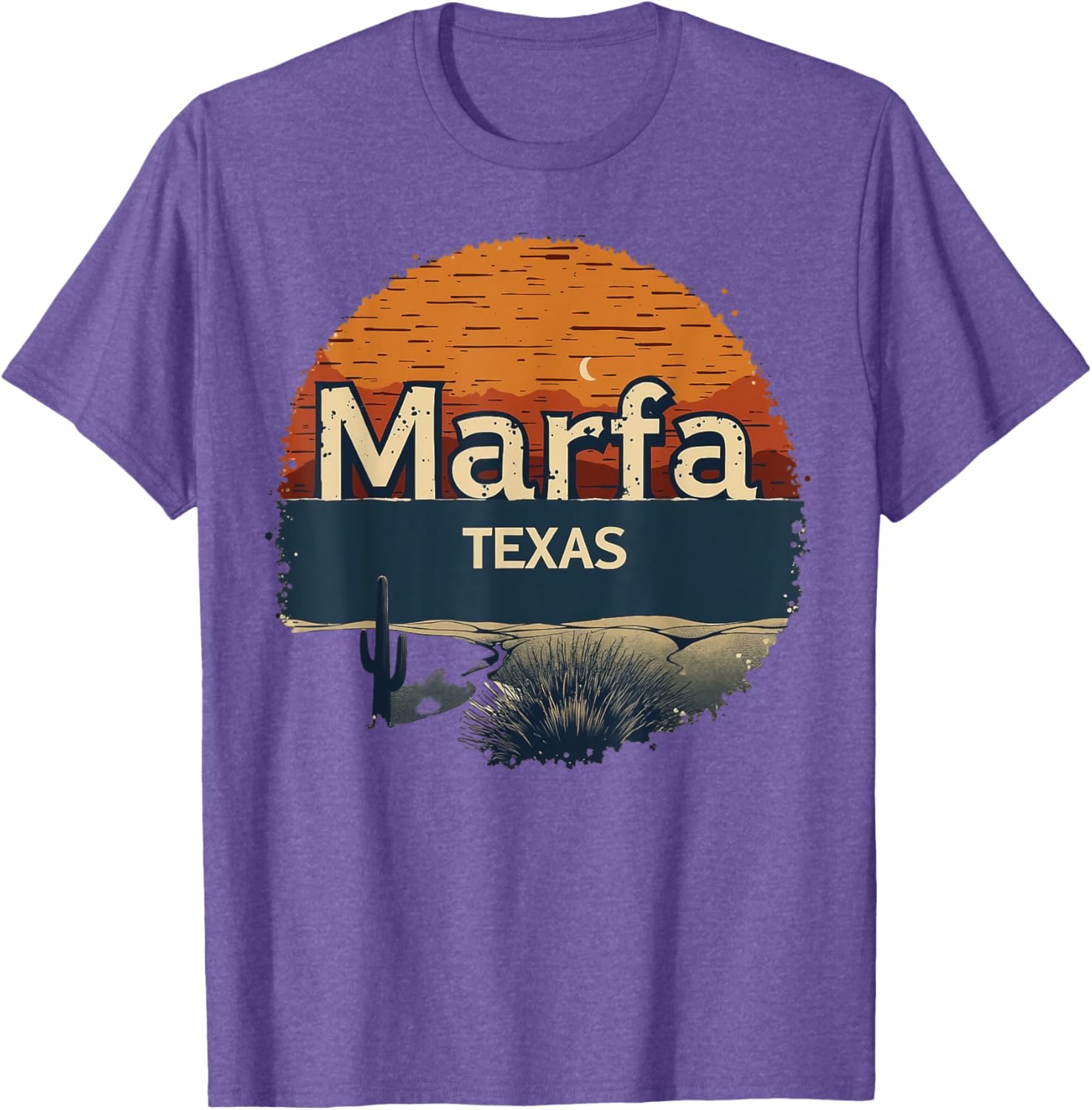 Marfa Texas Desert Sunset Graphic Tee - Stylish Casual Wear for All - 4