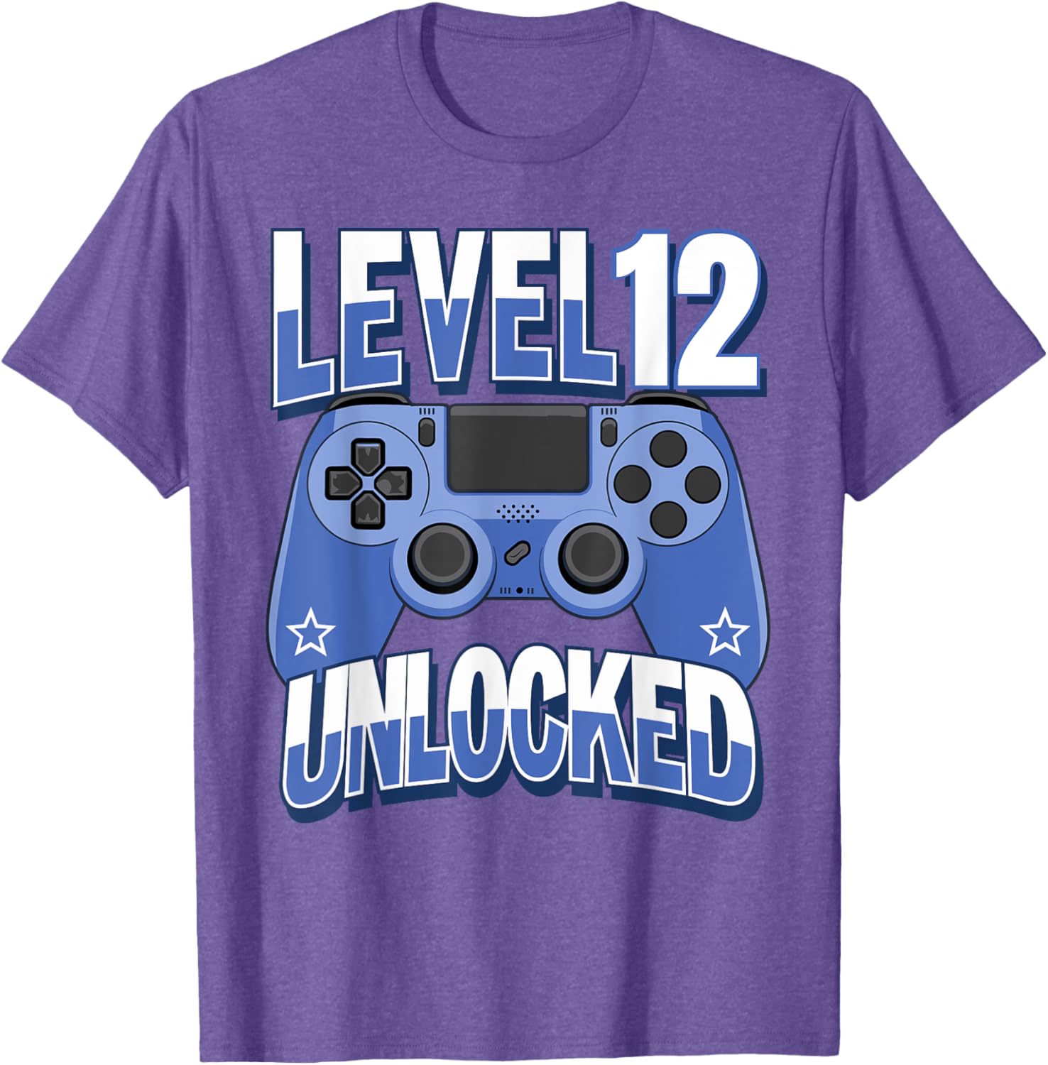 Level 12 Unlocked Funny Video Gamer Tee for 12th Birthday Celebration - 7
