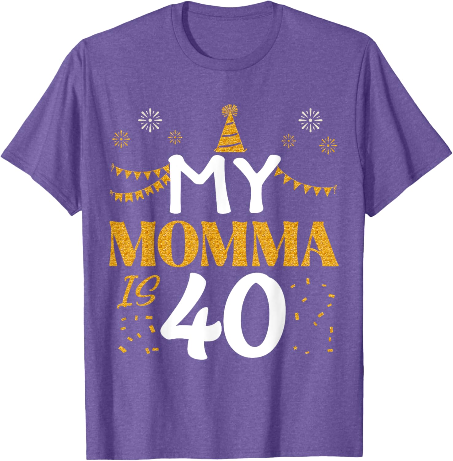 My Momma Is 40 T-Shirt 40th Birthday Gift for 1985 Moms - 16