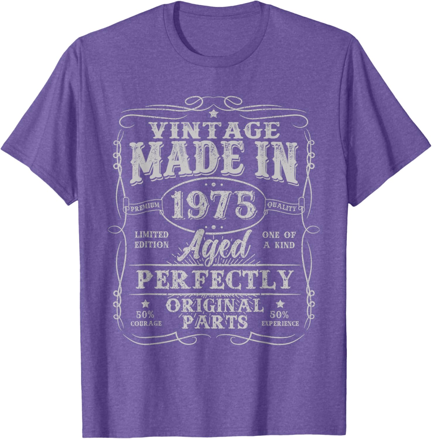 Vintage 50th Birthday T-Shirt for Men Made in 1975 Unique Gift - 17