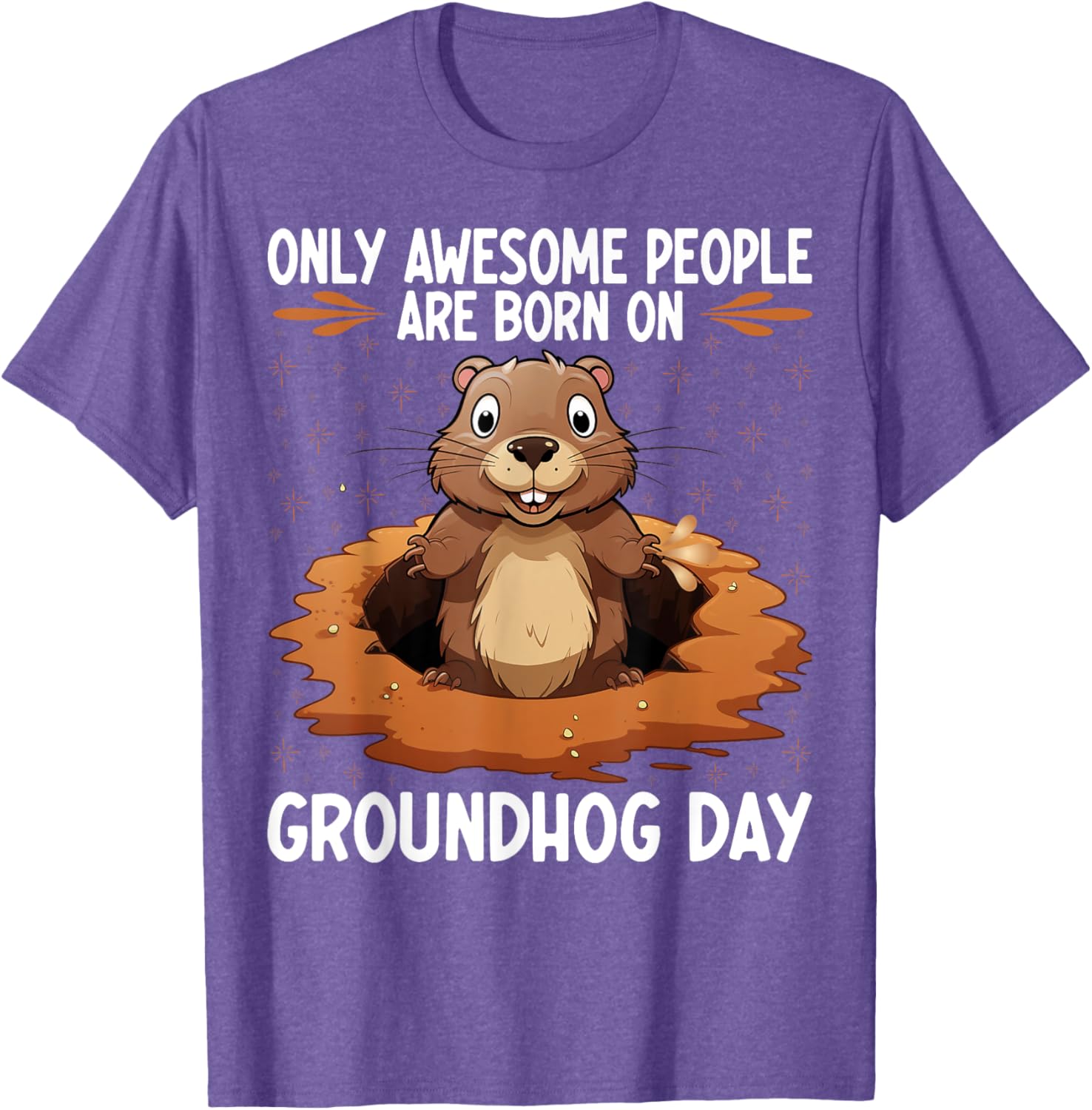 Funny Groundhog Day Birthday T-Shirt for Unique Celebrations - 19