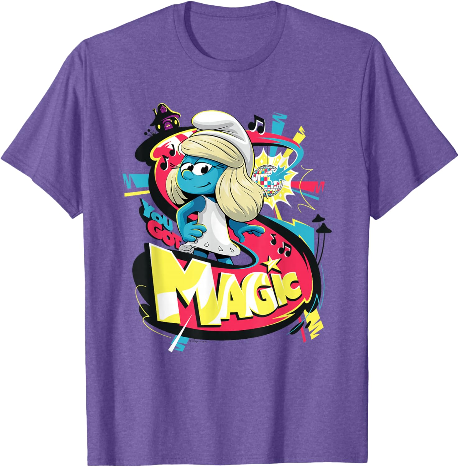 Magic Smurfette T-Shirt for The Smurfs Movie Fans - Fun & Stylish Apparel - 6
