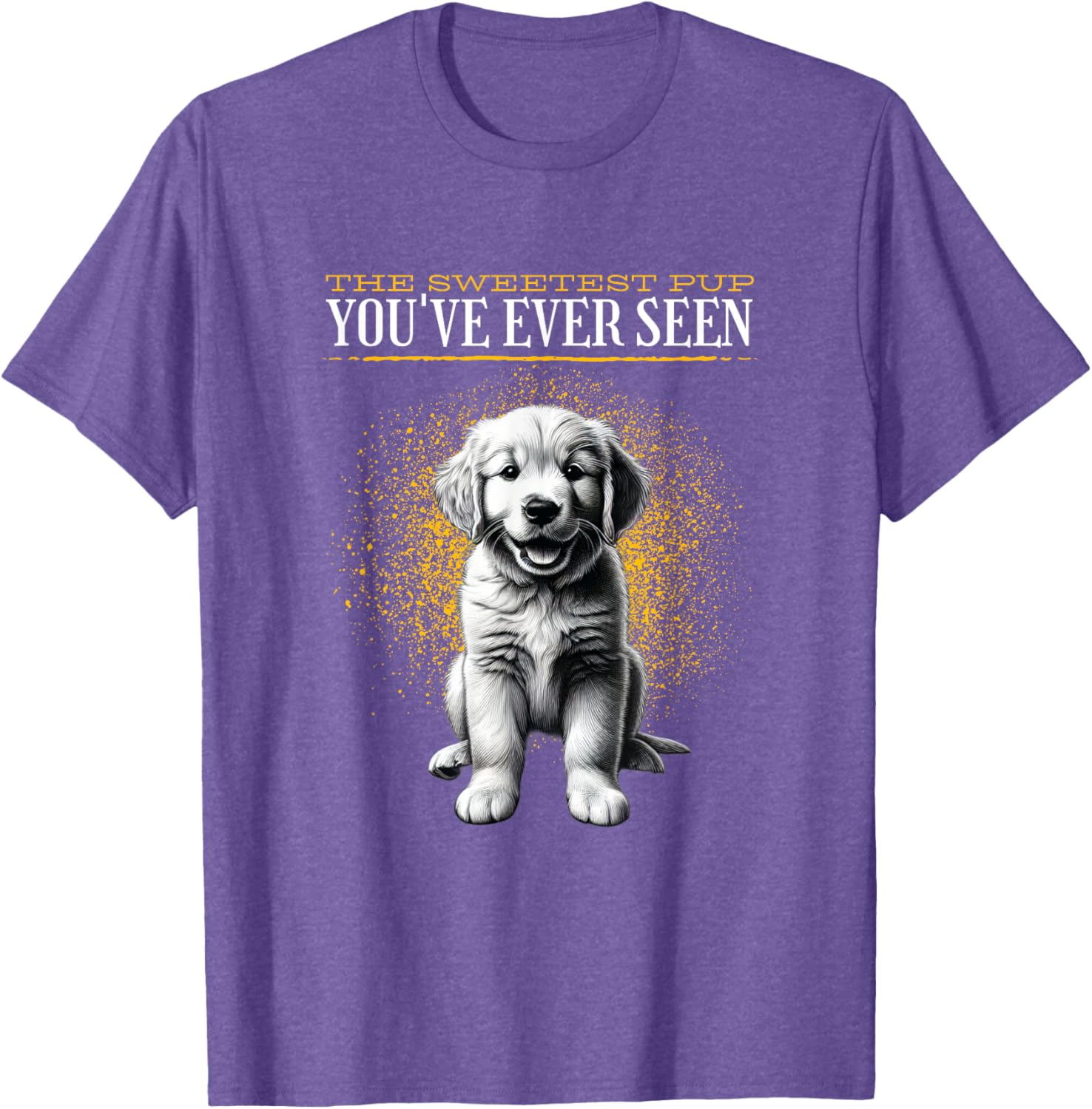 Adorable Golden Retriever Puppy T-Shirt for Dog Lovers - Unisex Style - 1