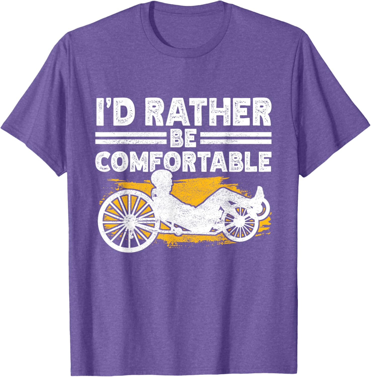 Recumbent Trike Cycling Bike T-Shirt for Comfortable Rides and Style - 8