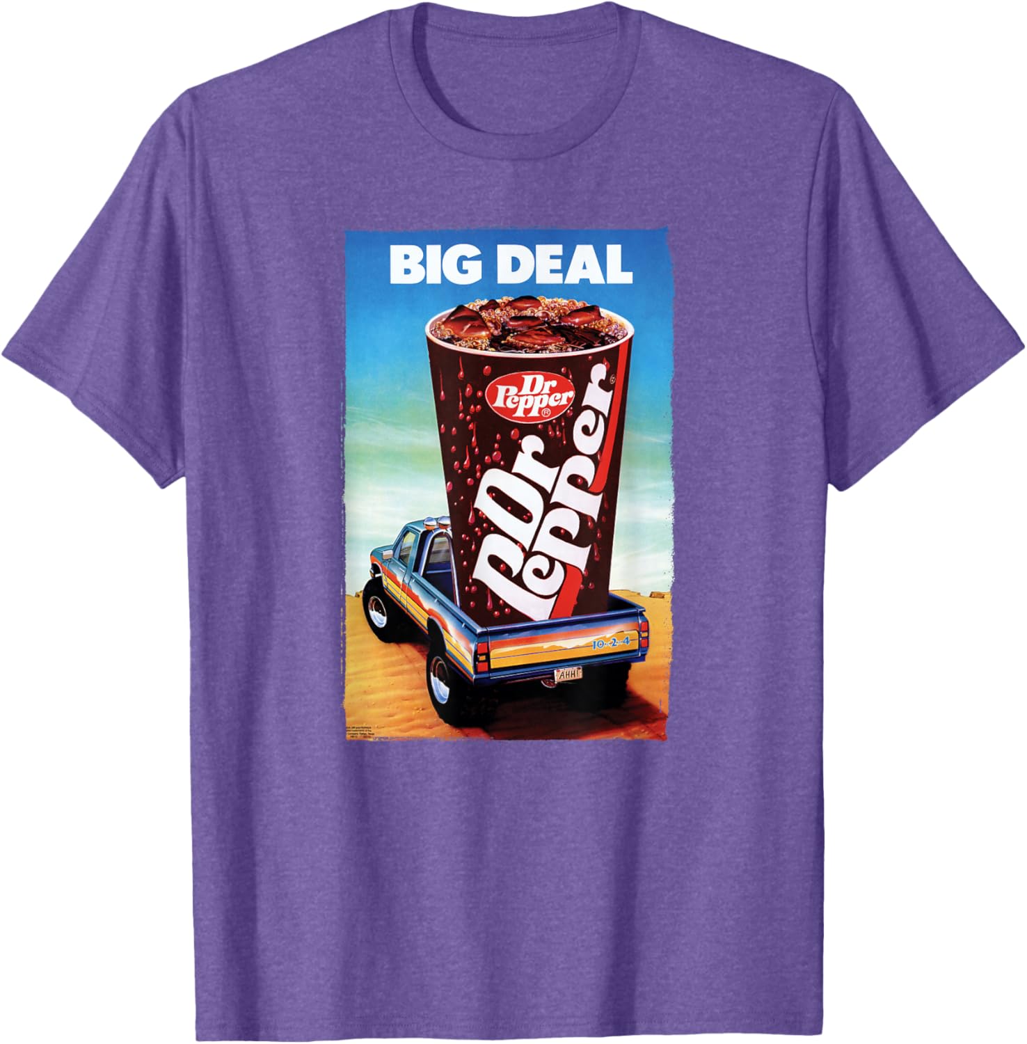 Dr Pepper Big Deal Big Taste Truck Panel T-Shirt for Fun Casual Style - 7