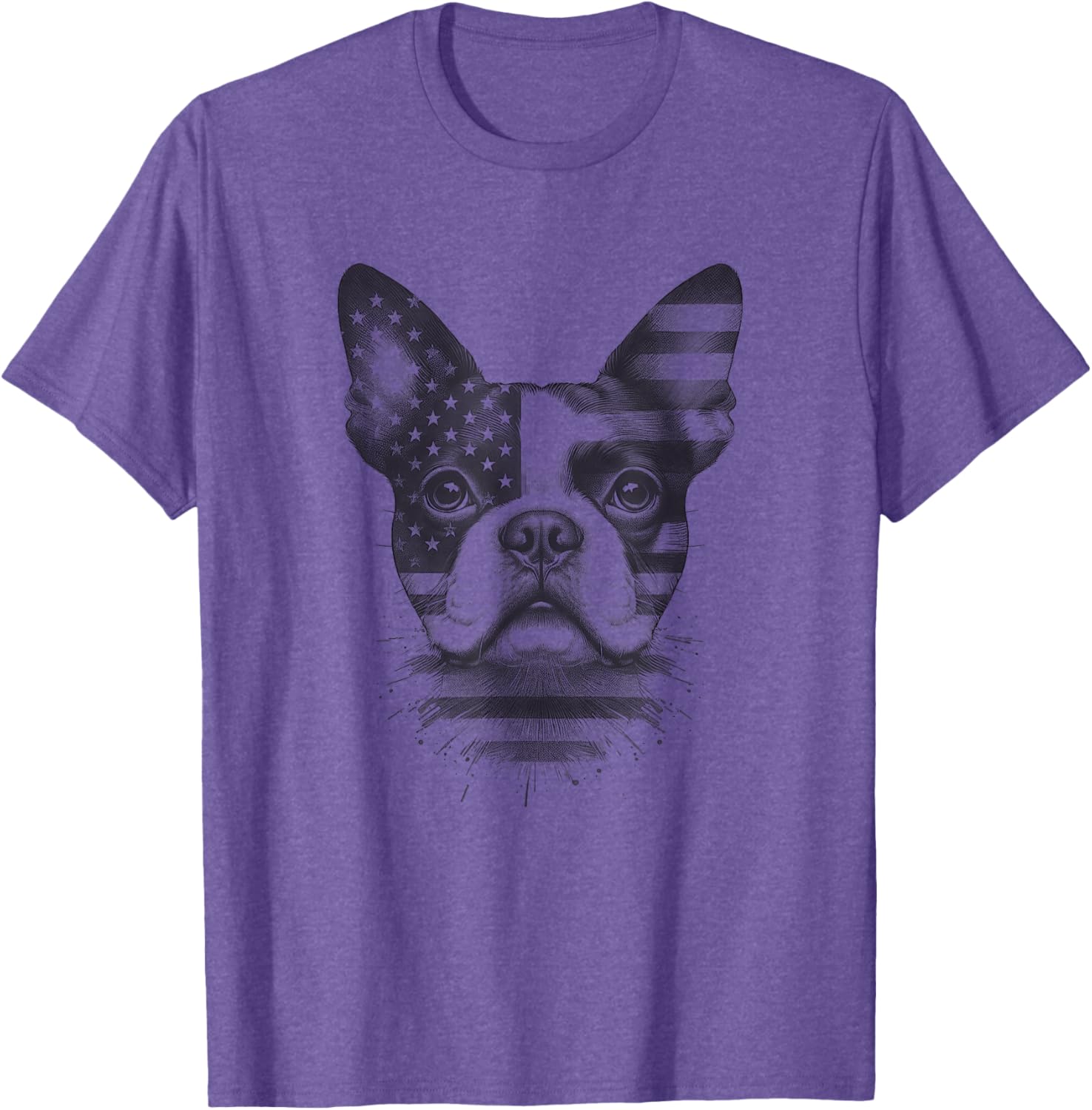 Boston Terrier American Flag 4th of July T-Shirt for Dog Lovers - 10