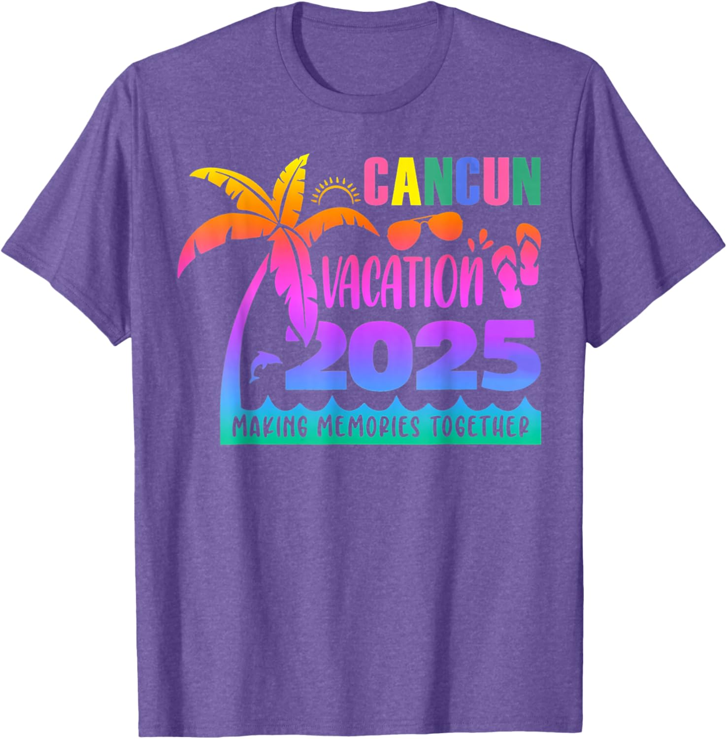 Cancun Vacation 2025 Summer Memories T-Shirt for Family Fun - 29