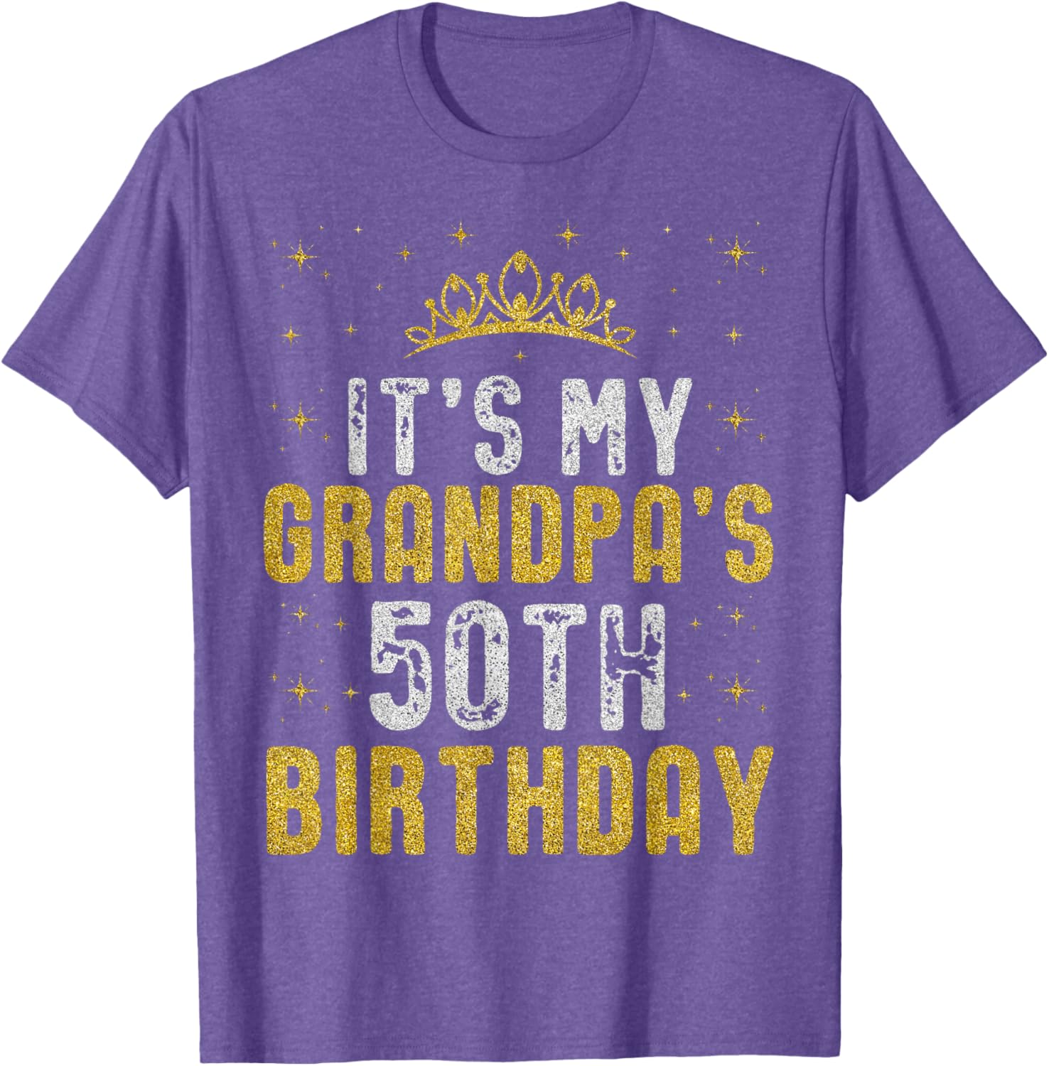 Happy Grandpa's 50th Birthday T-Shirt Retro Style 1975 Gift Idea - 7