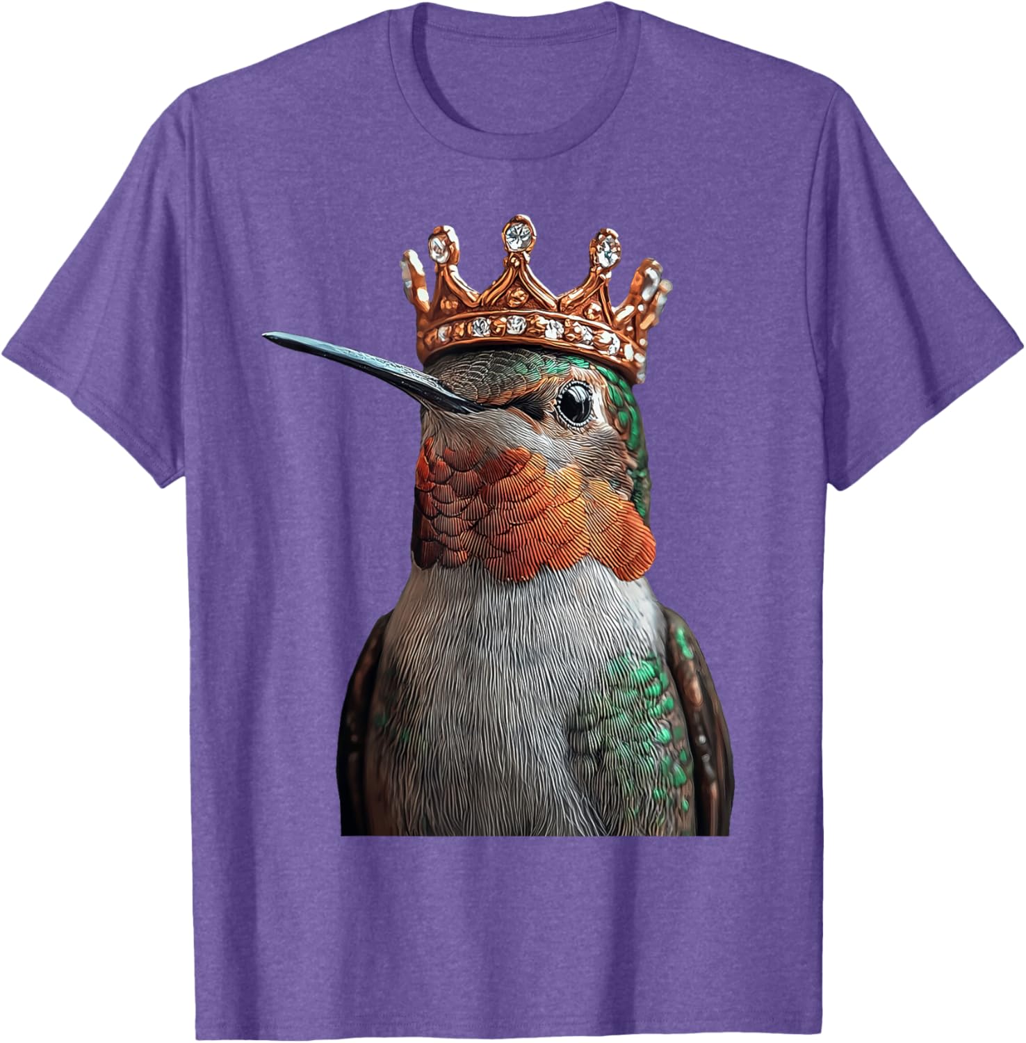 Hummingbird Crown T-Shirt for Nature Lovers - Stylish and Comfortable Design - 7