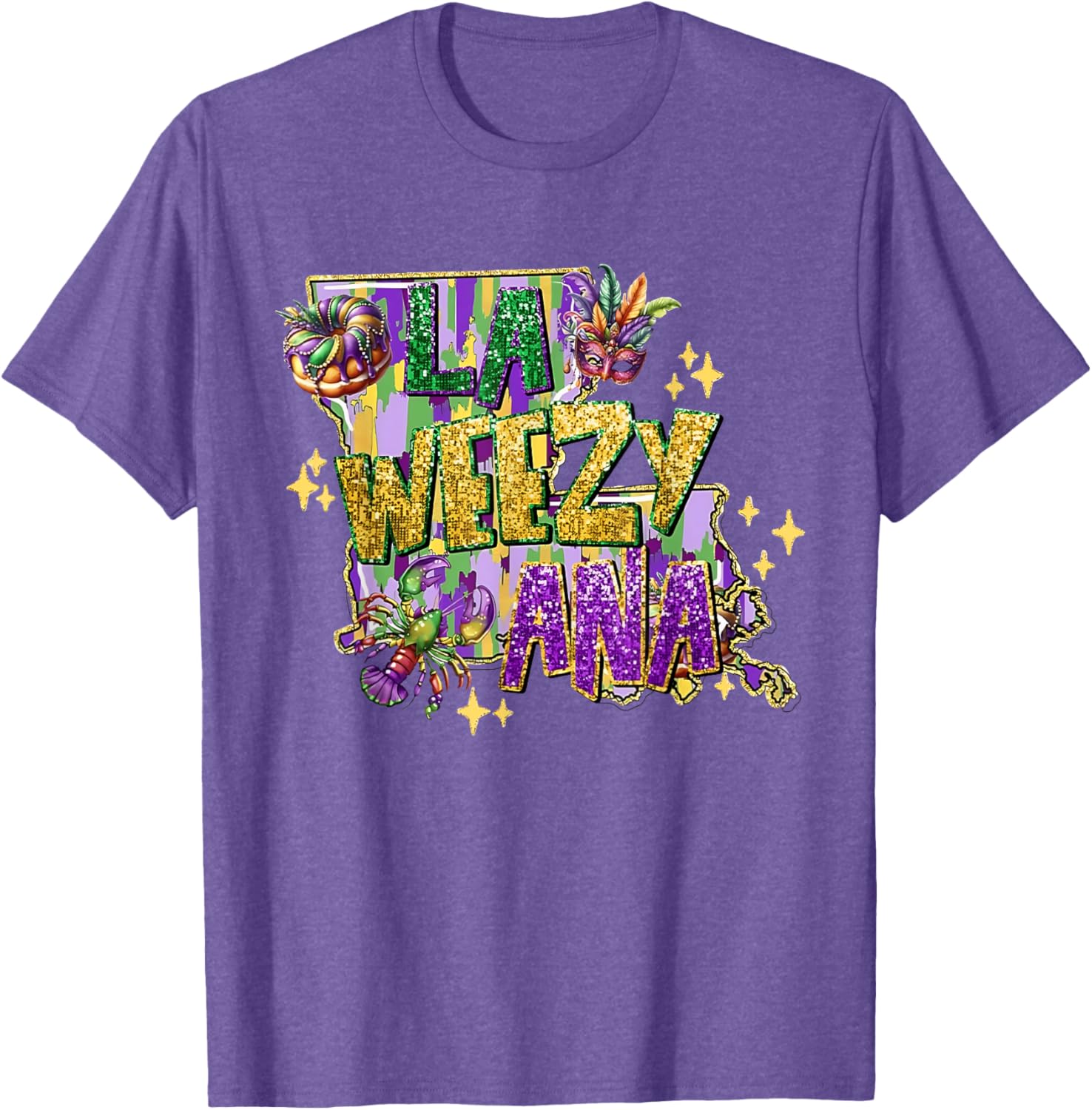 La Weezy Ana Mardi Gras T-Shirt for Fat Tuesday Celebrations - 18