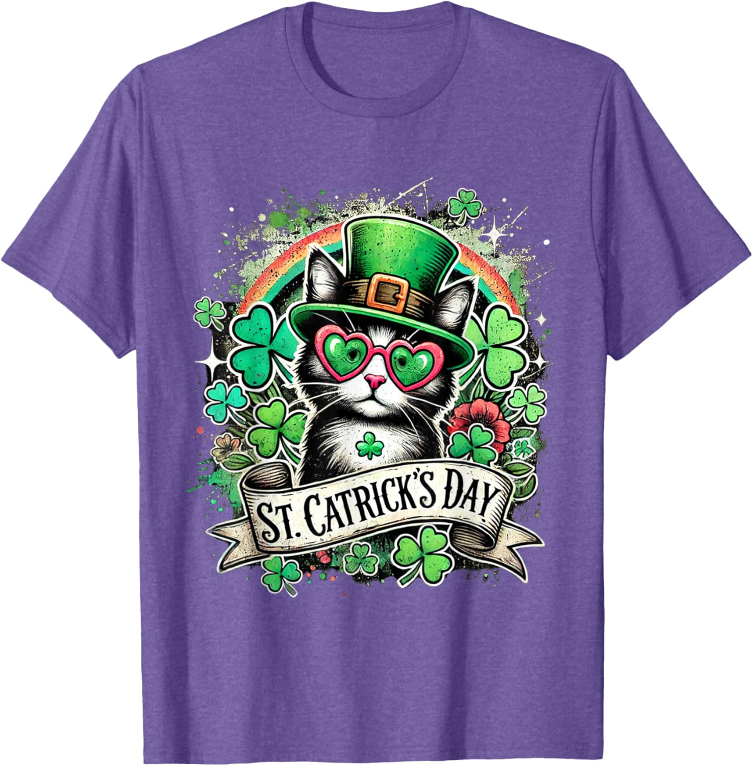 St Patricks Day Cats T-Shirt for Men, Women, and Kids - Fun Pet Tee - 7