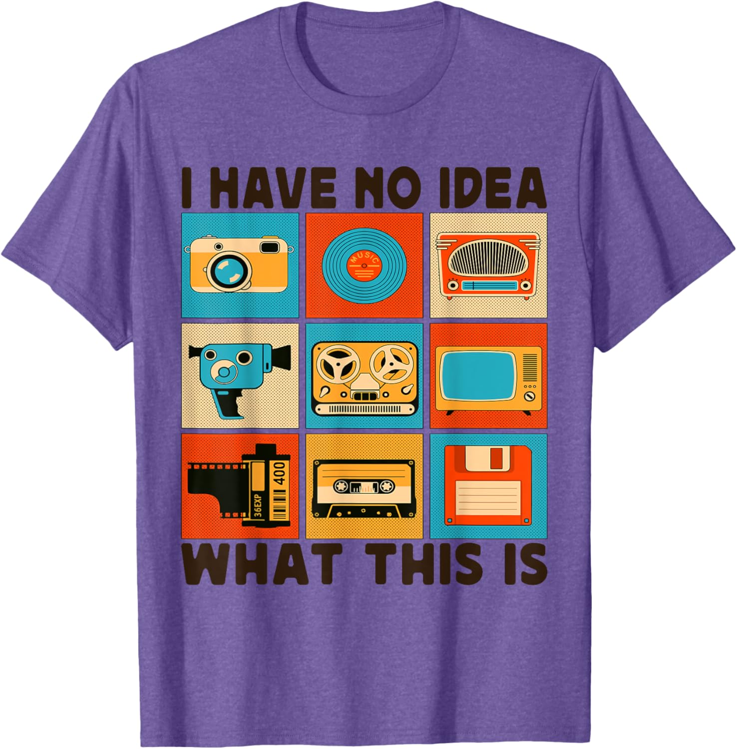 Retro I Have No Idea What This Is T-Shirt for Men Women Kids 70s 80s 90s - 4