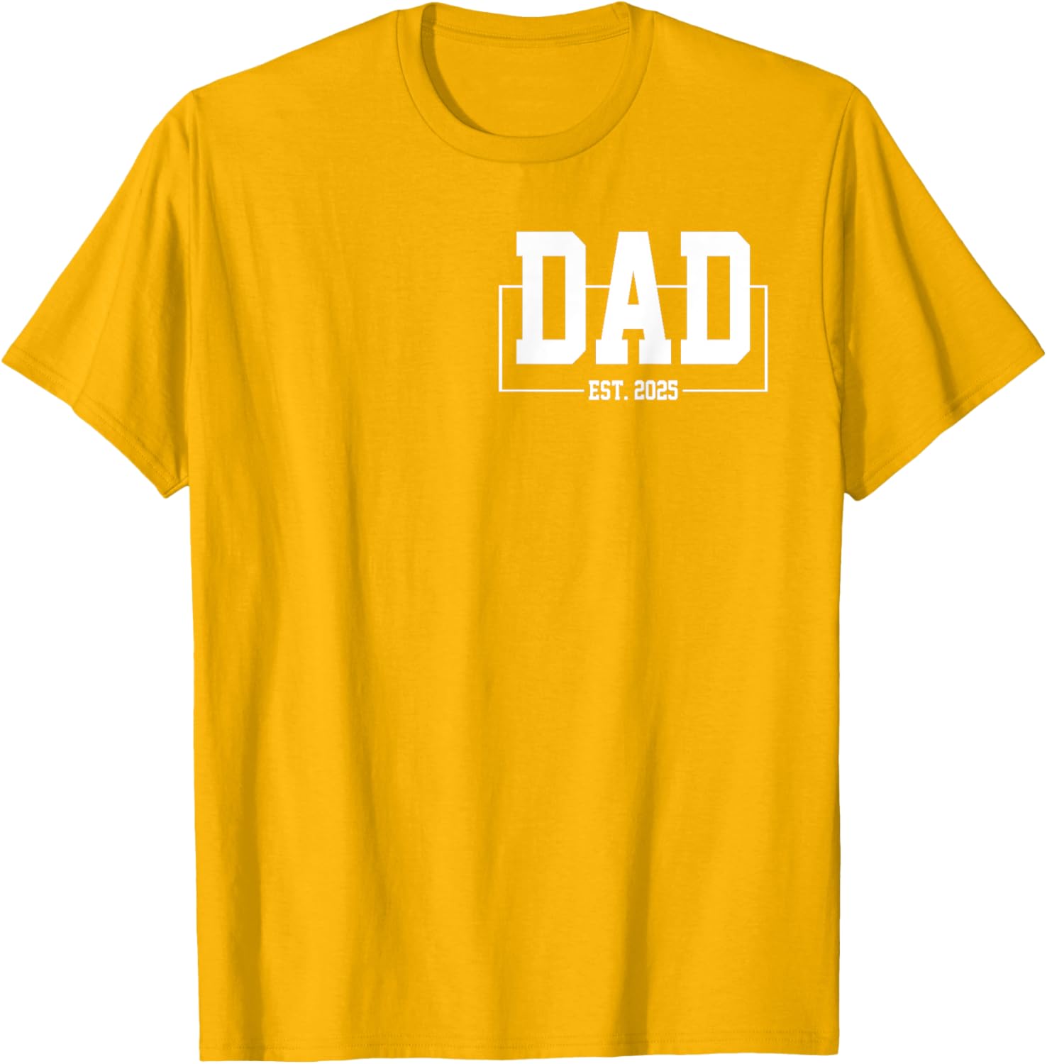 Dad Est. 2025 T-Shirt for New Fathers Expecting Baby in 2025 - 6