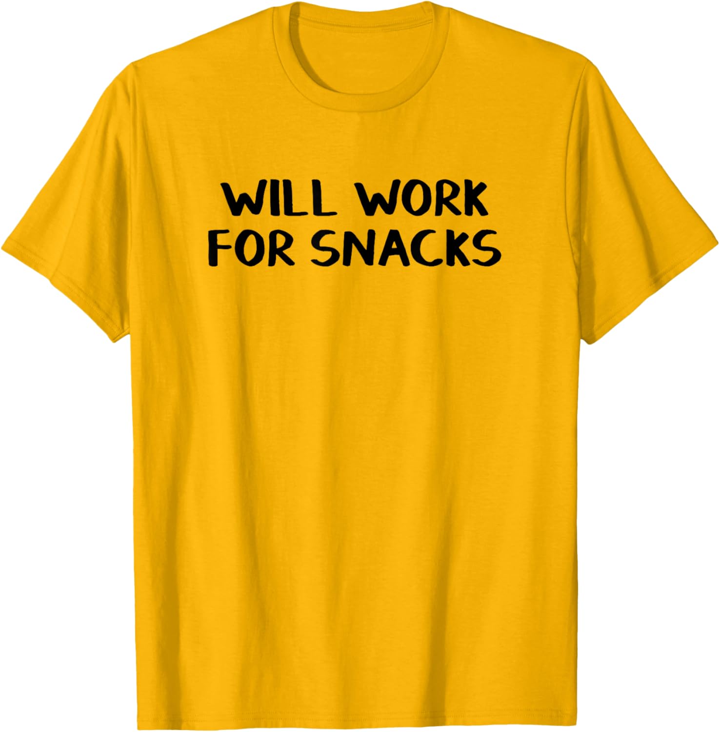 Will Work For Snacks T-Shirt Fun Graphic Tee for Food Lovers - 11