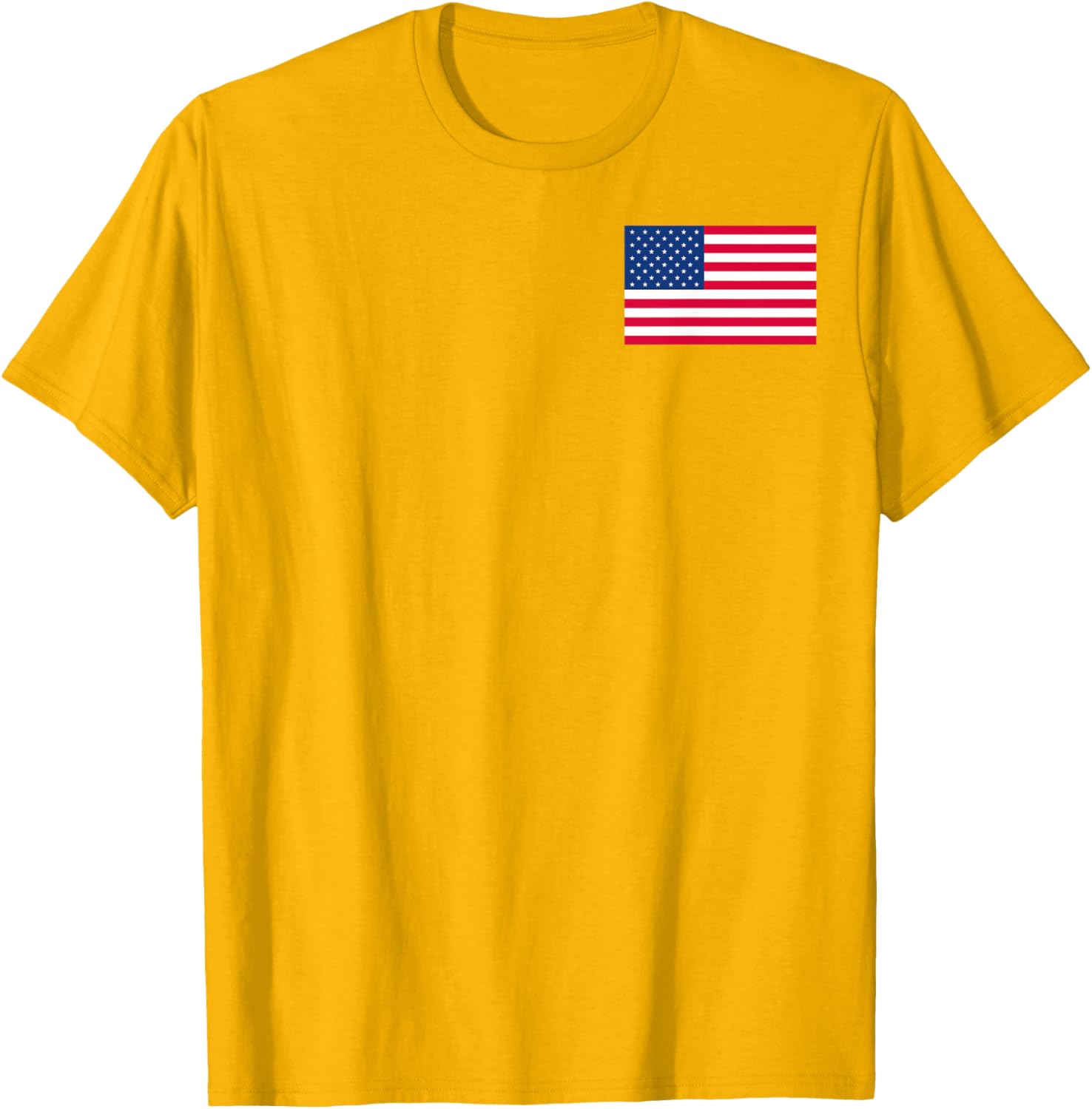 Patriotic American Flag Small Print T-Shirt for Casual Style Lovers - 14