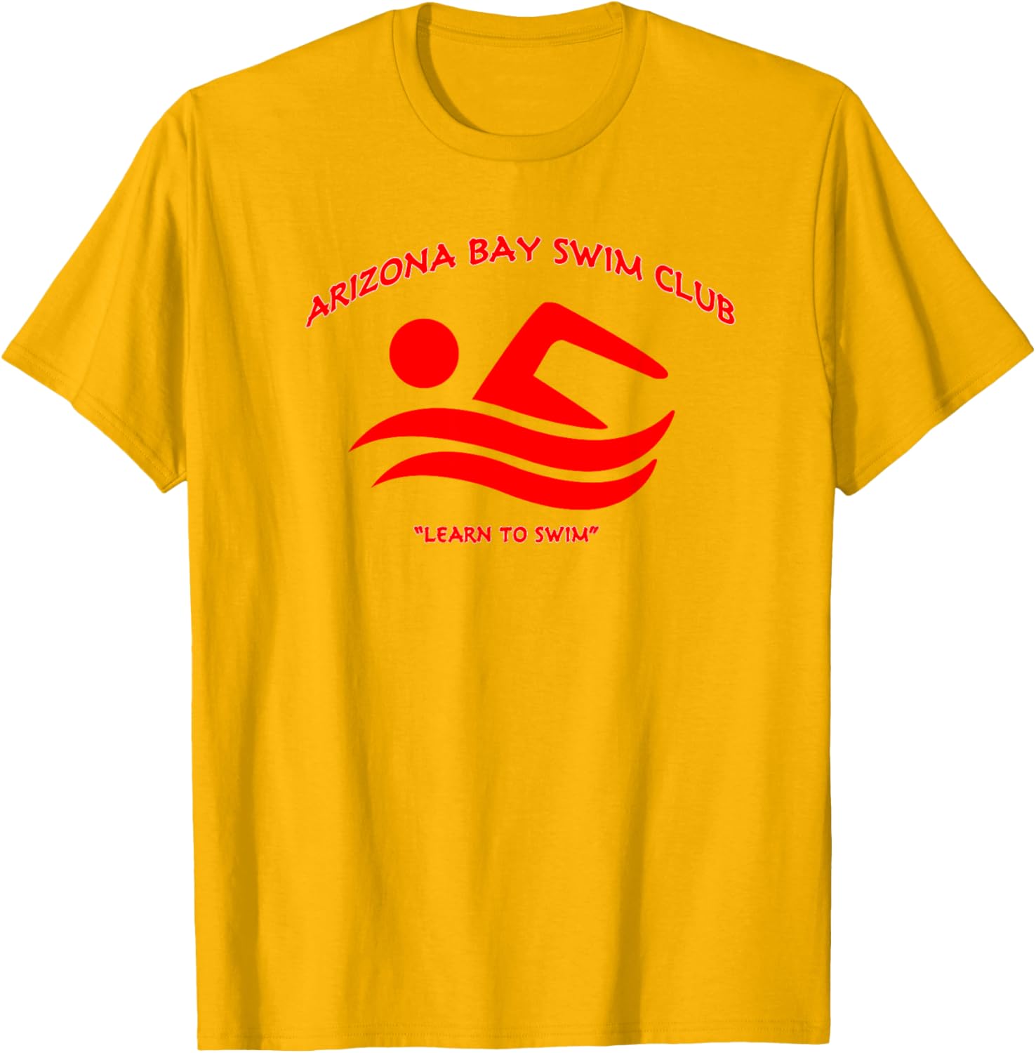 Red Swim Club Bay Arizona T-Shirt - Stylish Swimwear Apparel for All - 9