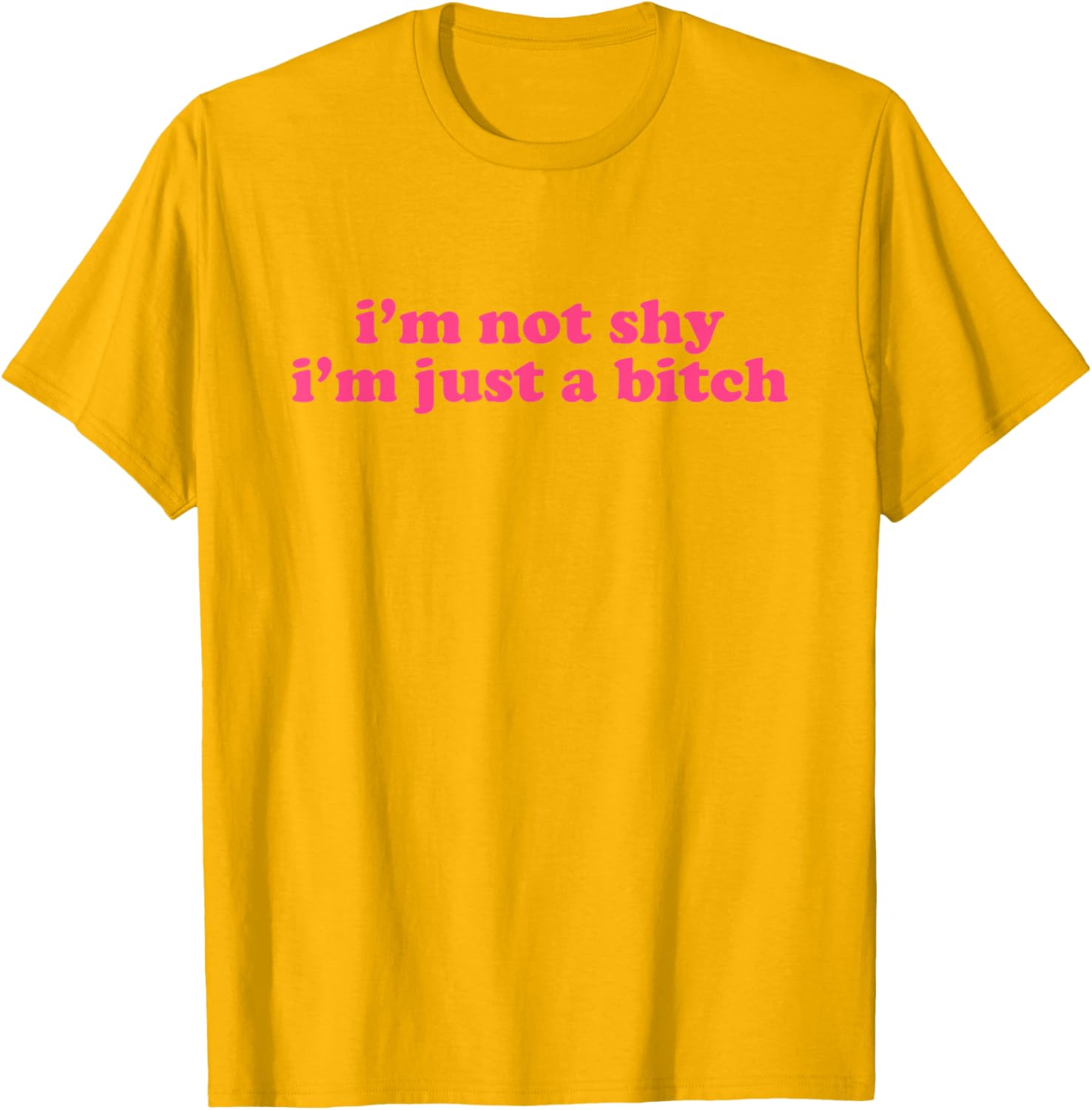 Y2K Aesthetic I'm Not Shy I'm Just a Bitch T-Shirt for Trendy Style - 11