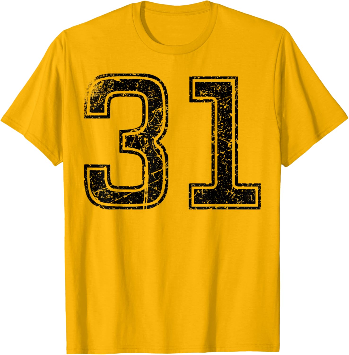 Vintage Sport Black Number 31 T-Shirt for Casual Style Enthusiasts - 17
