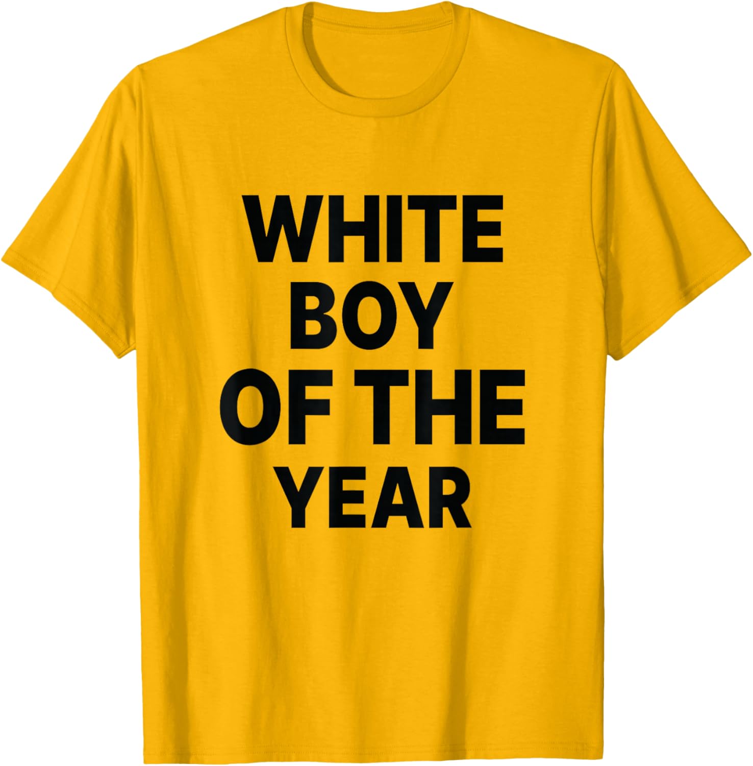 Funny White Boy Of The Year T-Shirt for Casual Style and Fun Wear - 18