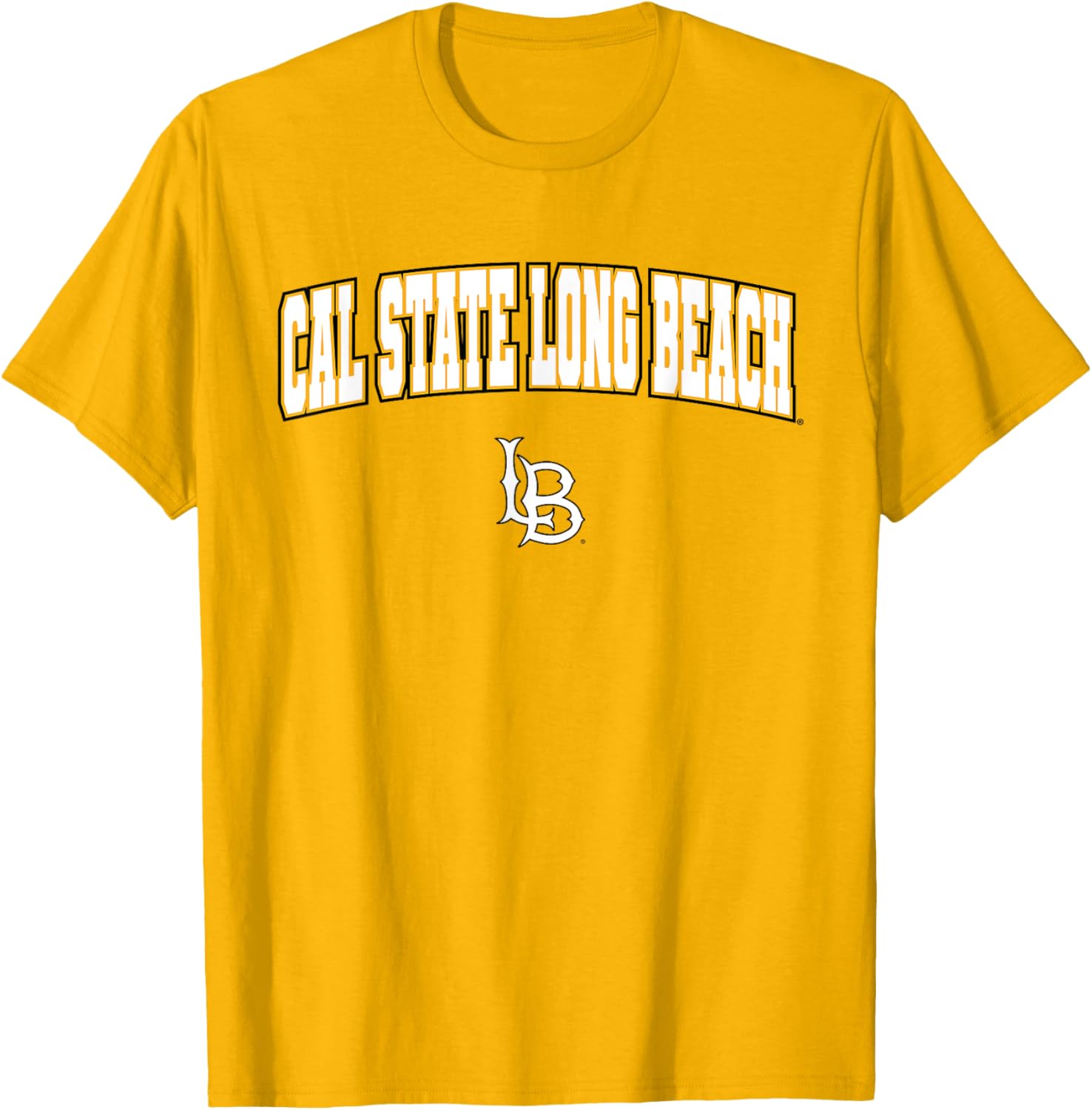 Cal State Long Beach CSULB Arch Logo T-Shirt for Sports Fans - 1